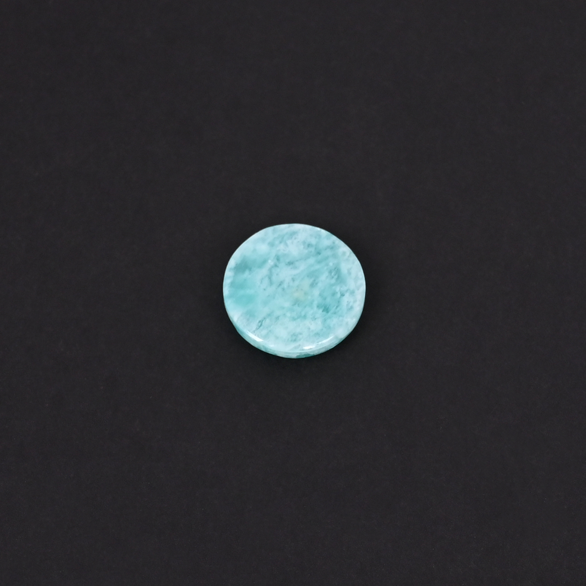 Natural Amazonite 85 Carat 15mm Round Shape Loose Gemstone