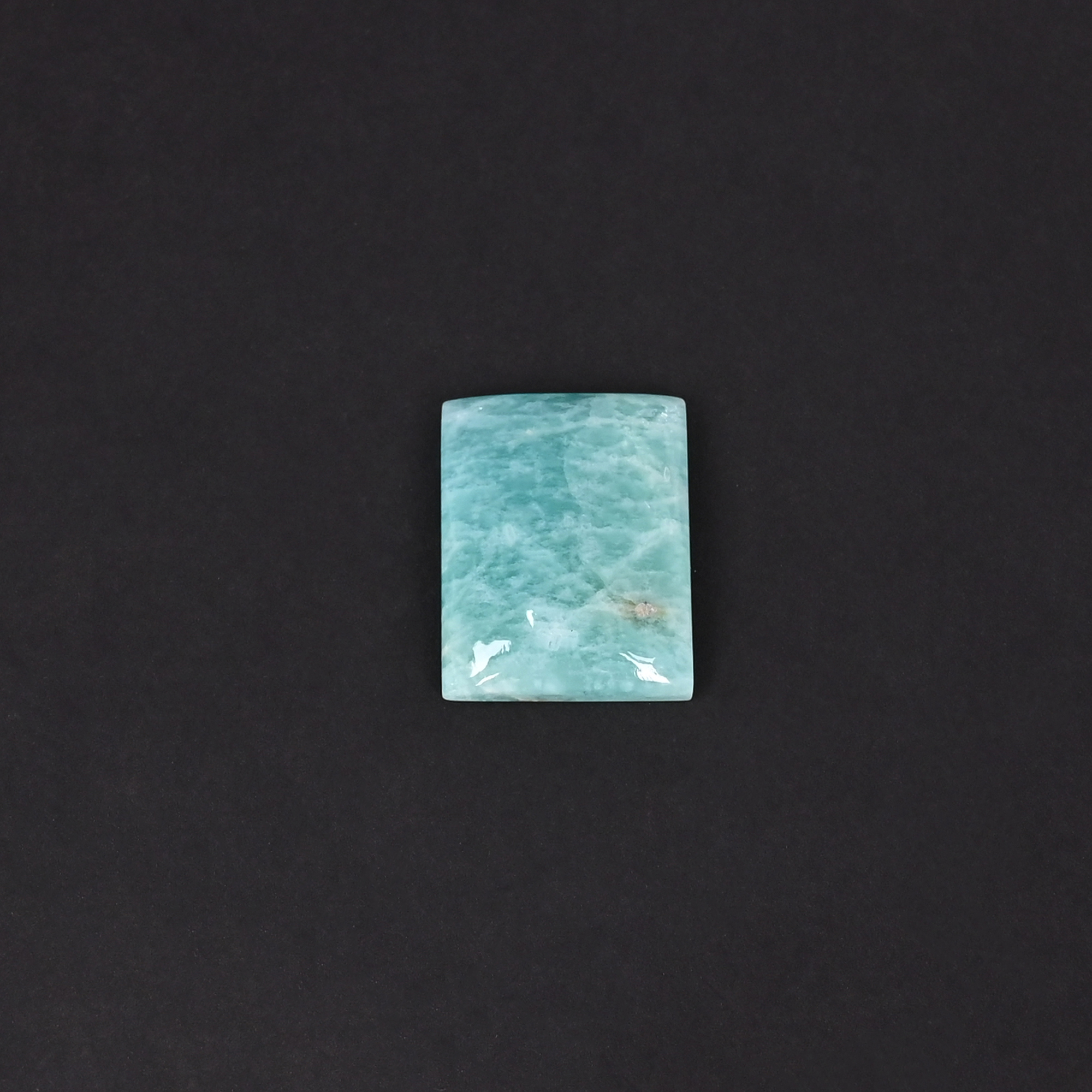 Natural Amazonite 163 Carat 19x15mm Rectangle Shape Loose Gemstone