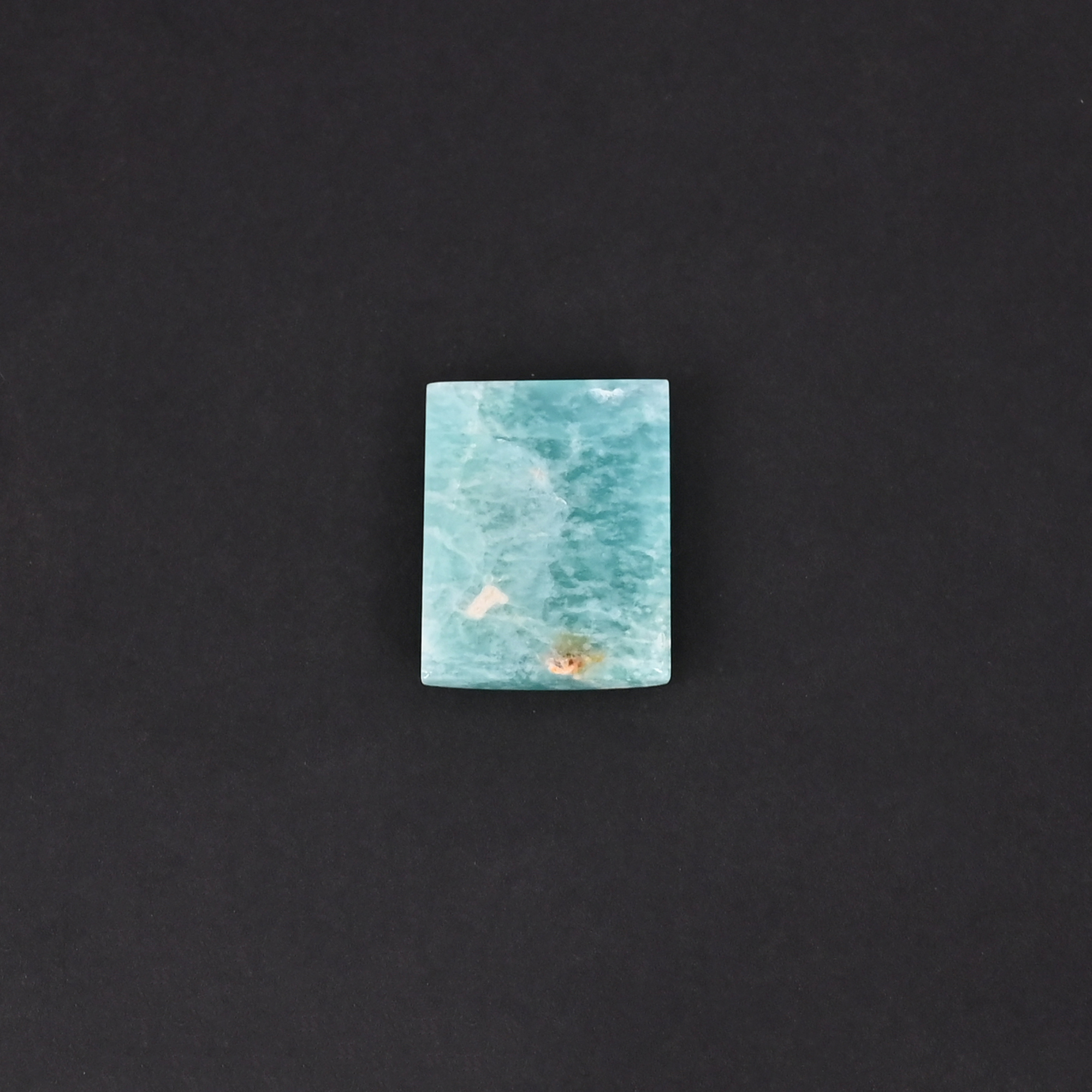 Natural Amazonite  163 Carat 19x15mm Rectangle Shape Loose Gemstone