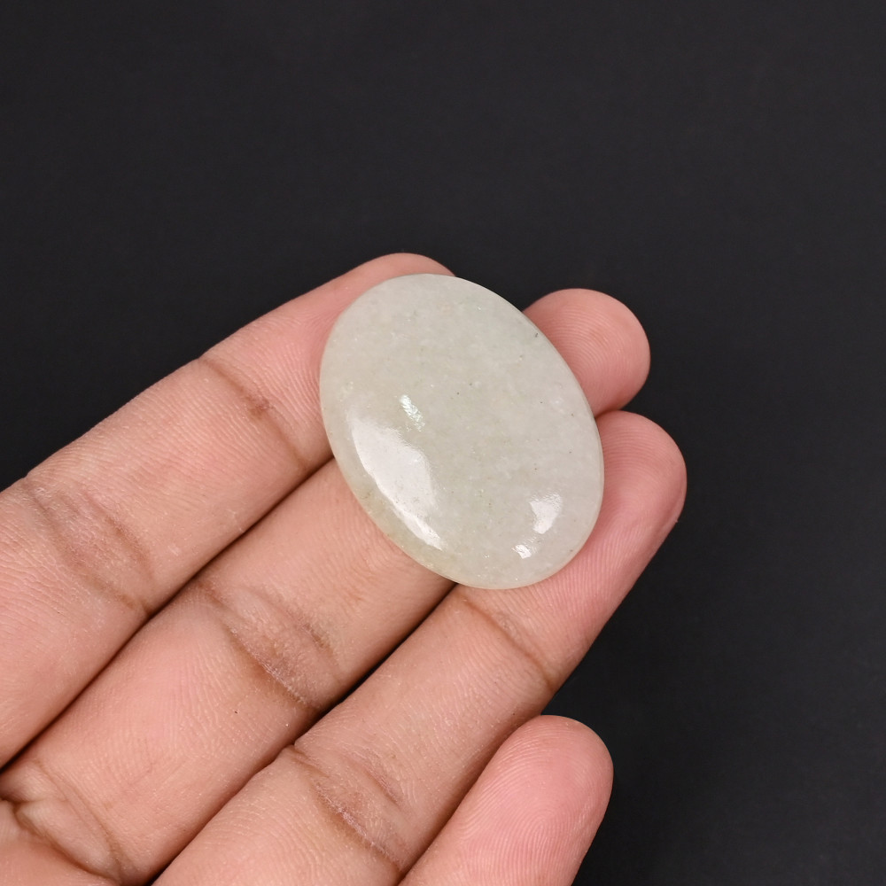 Image of Natural Aquamarine 49Carat &amp; 33x24mm Oval Shape Loose Gemstone