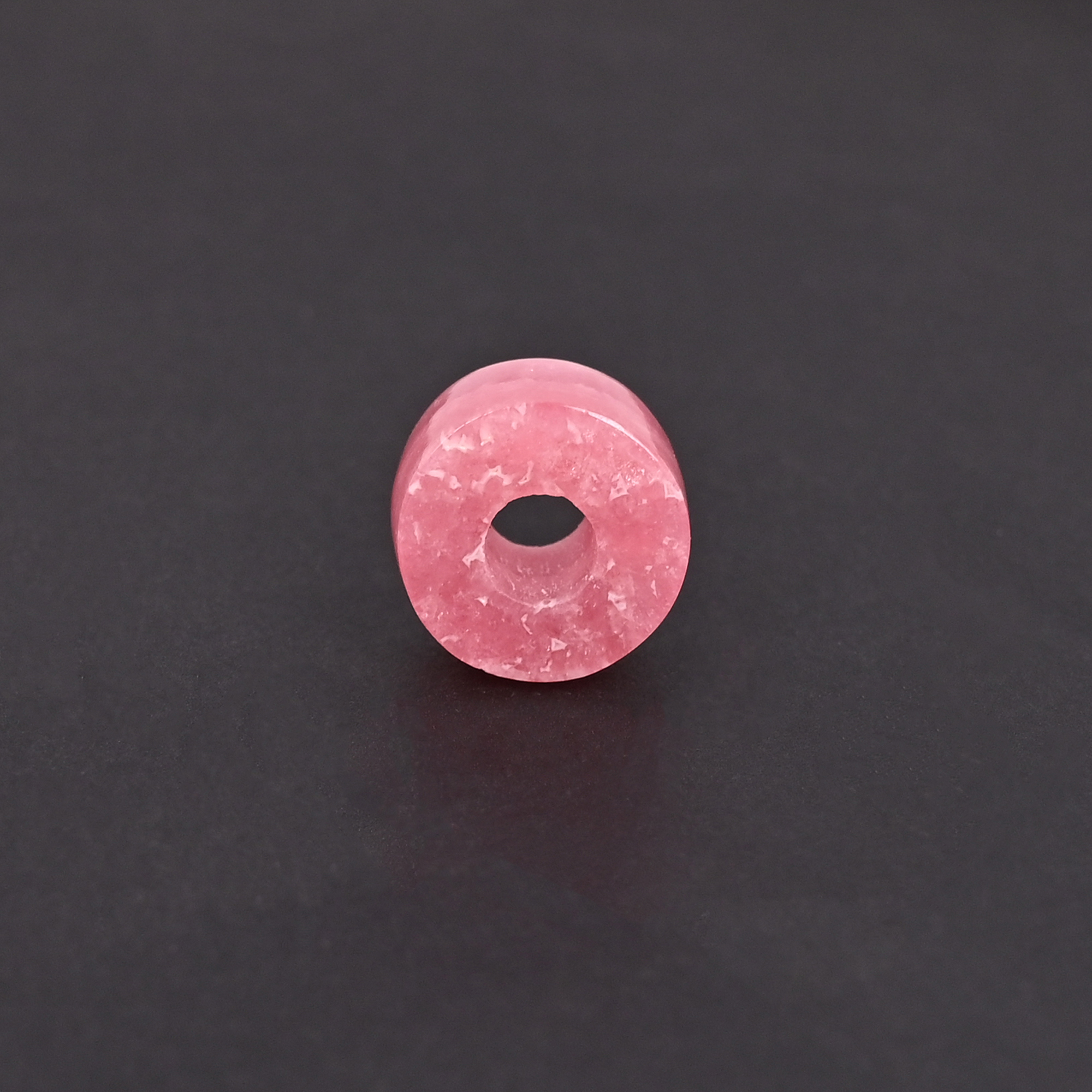 Rhodochrosite  18 Carat 14x8x5 mm Round Shape Beads