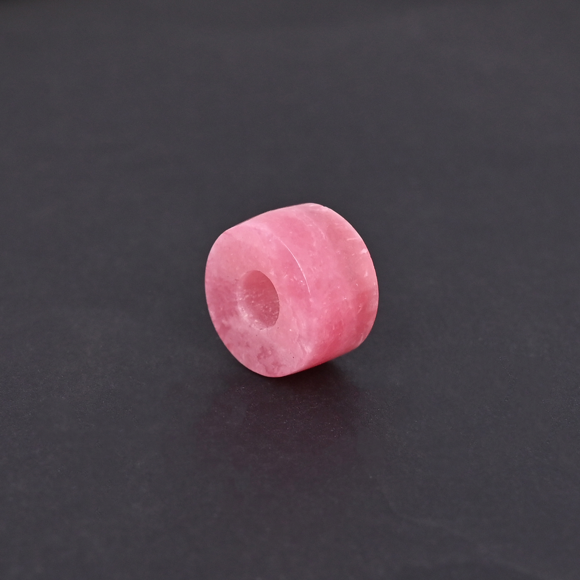 Rhodochrosite  18 Carat 14x8x5 mm Round Shape Beads