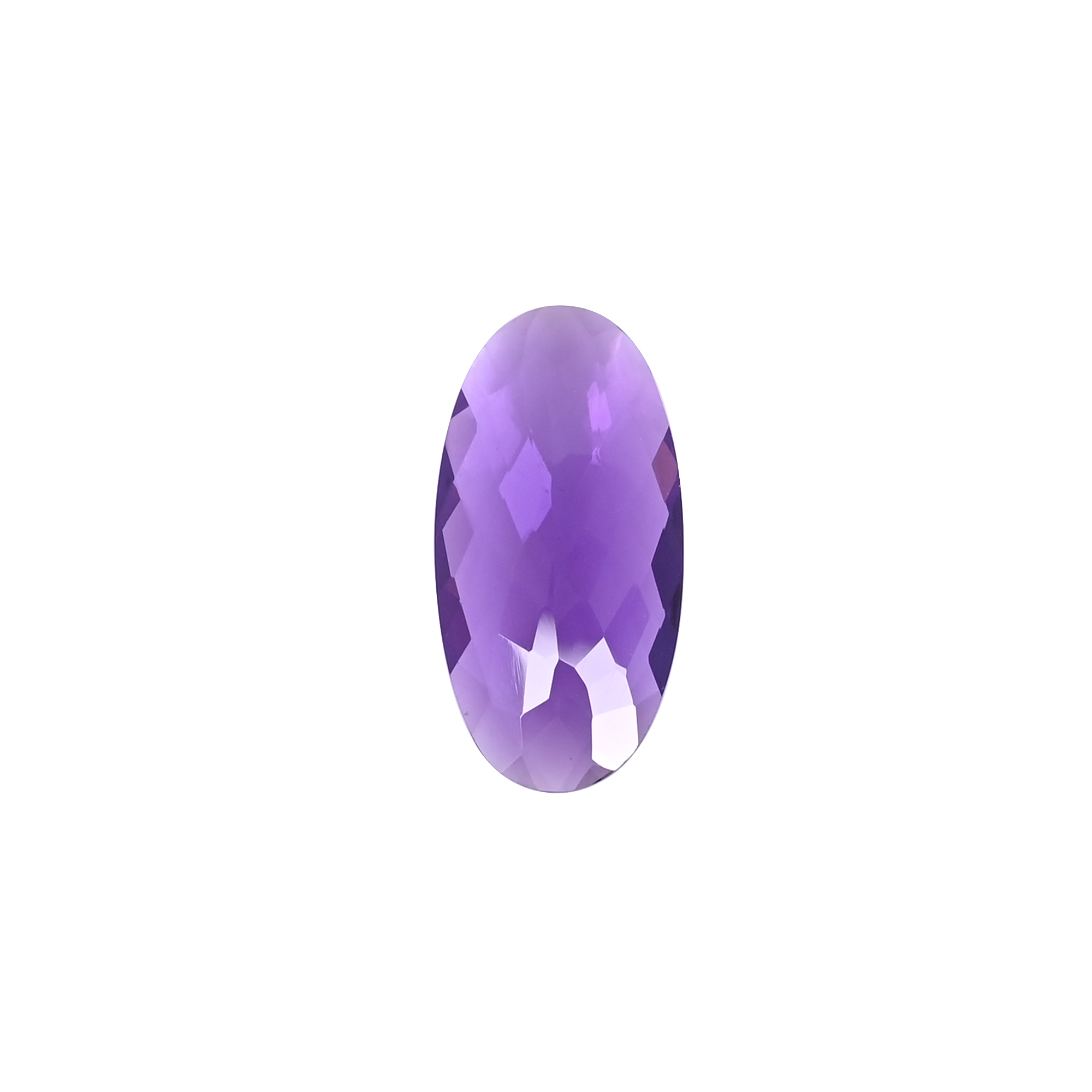 Natural Amethyst 194 Carat 30x15mm Oval Shape Loose Gemstone