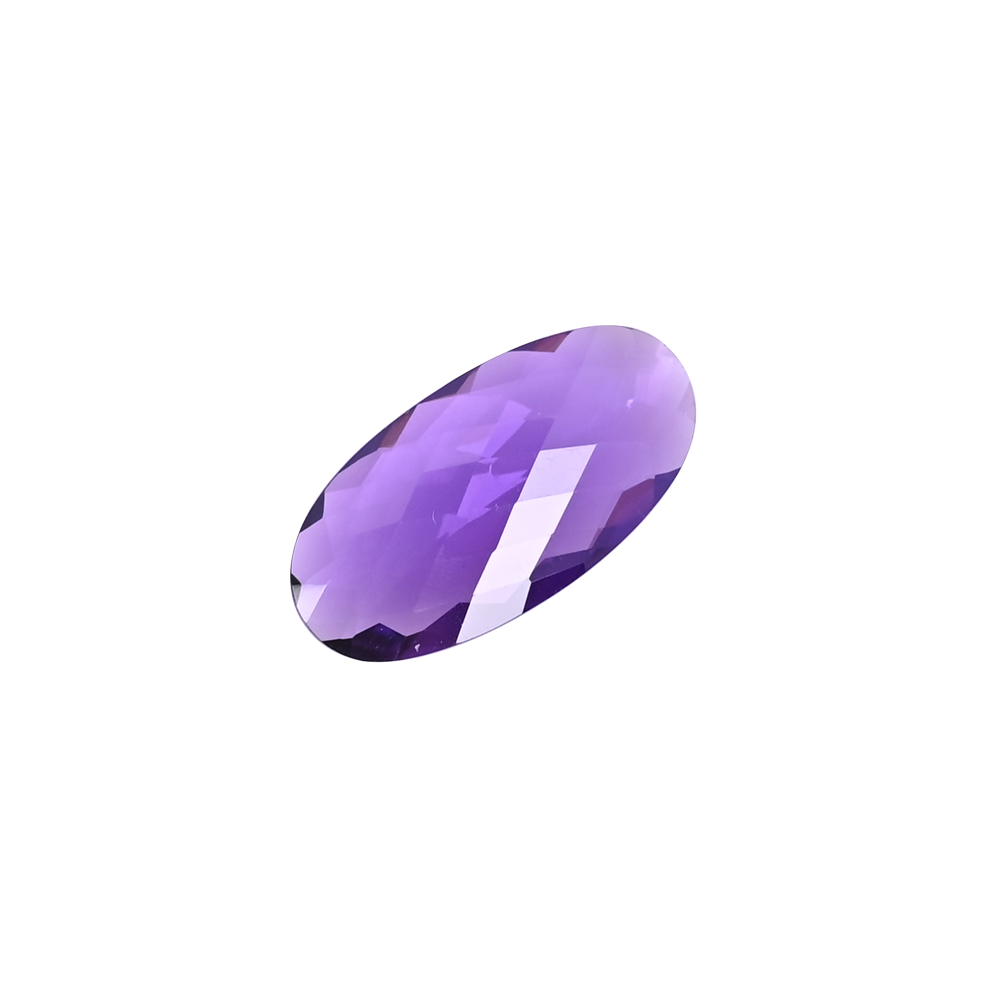 Natural Amethyst 194 Carat 30x15mm Oval Shape Loose Gemstone