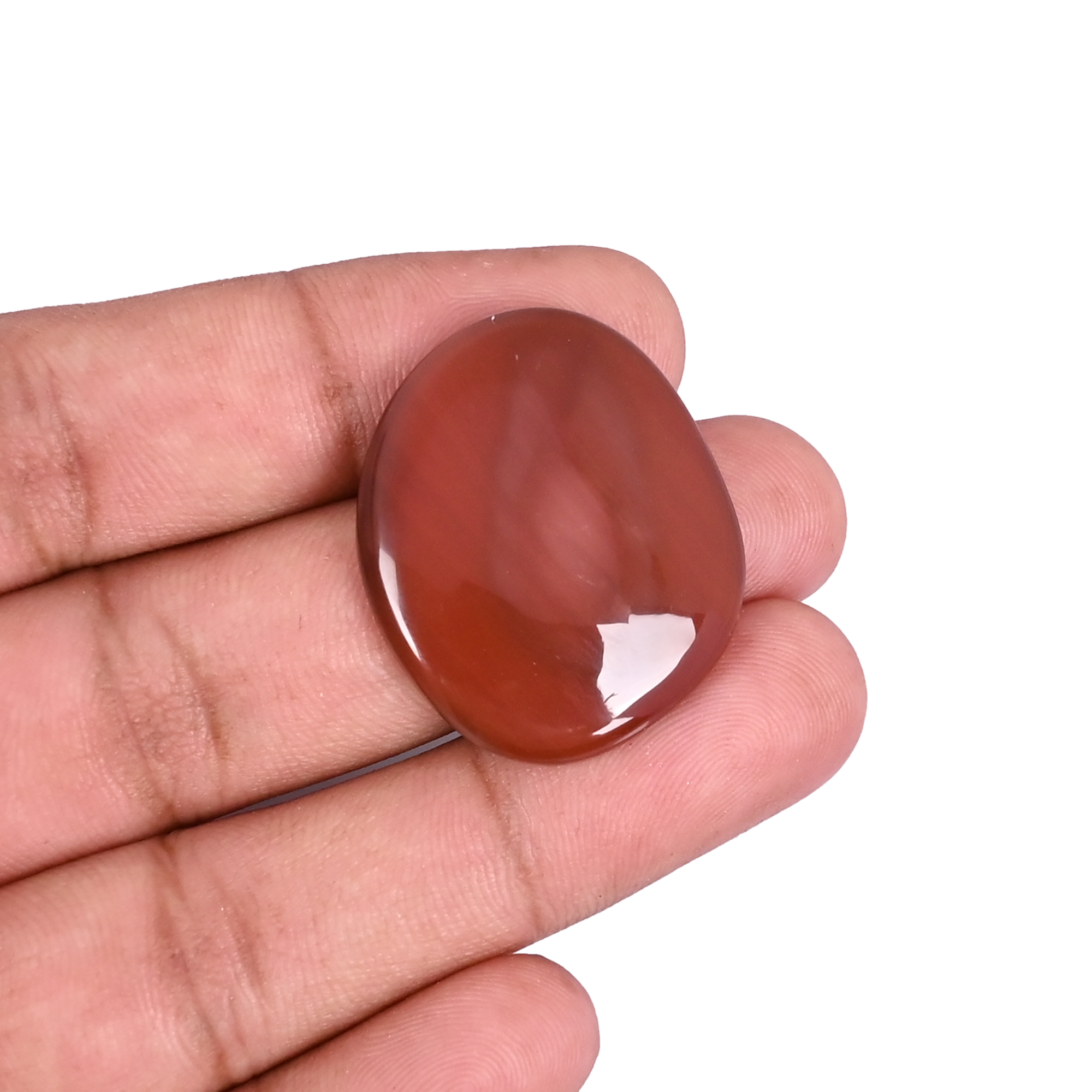 Natural Imperial Jasper 337 Carat 31x25mm Fancy Shape Loose Gemstone