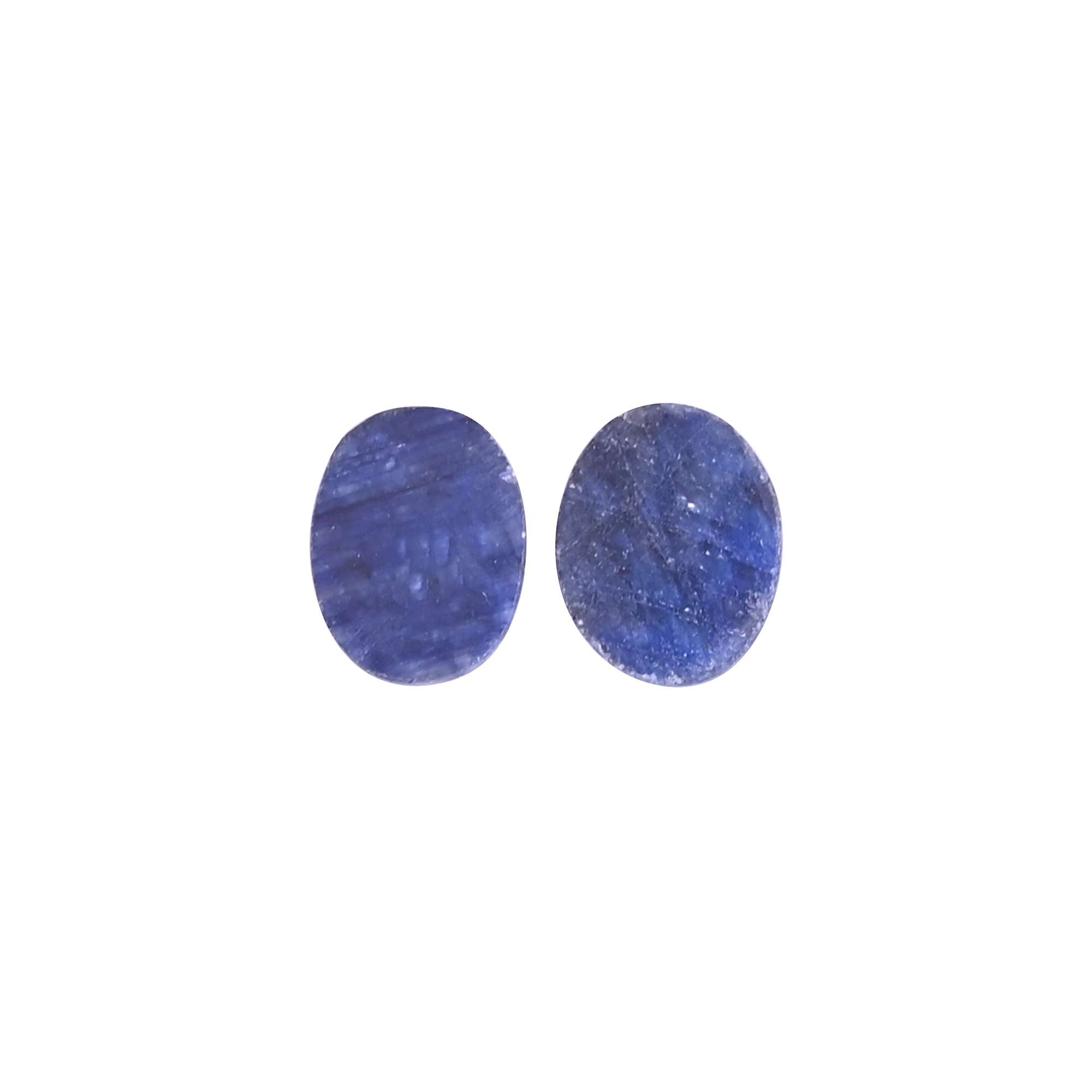 Blue Sapphire Corundum 162 Carat  1 Pair Weight 15x12mm Oval Shape Loose Gemstone