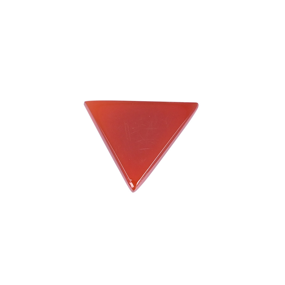 Image of Natural Red Onyx 13.1 Carat 22x22mm Triangle Shape Loose Gemstone