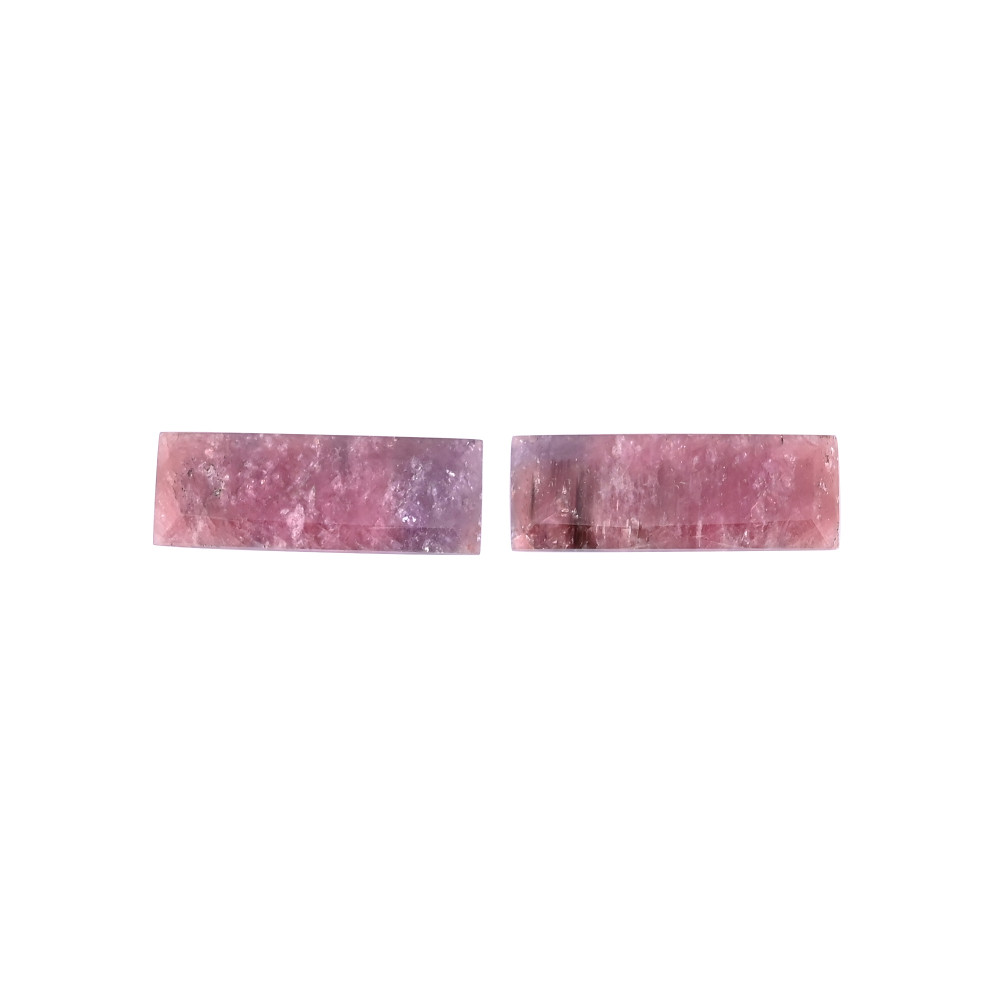 Image of Natural Multi Sapphire 40.6 Carat (1 Pair Weight ) 32x12mm Rectangle Shape Loose Gemstone