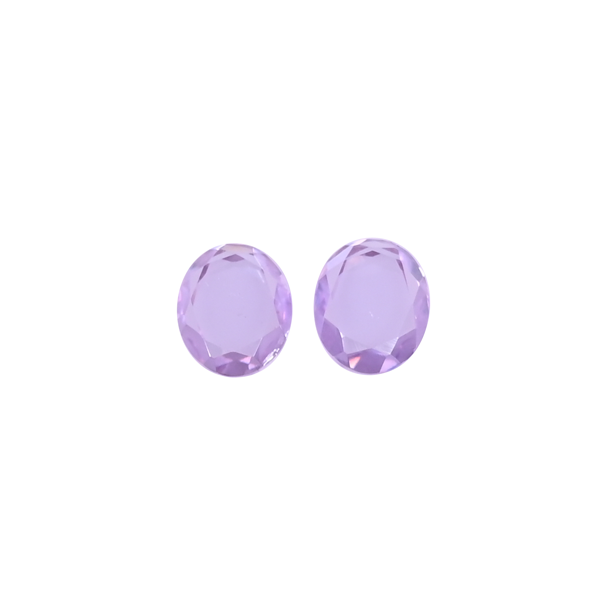 Cubic Zirconia 153 Carat 1 Pair Weight  11x9mm Oval Shape Loose Gemstone