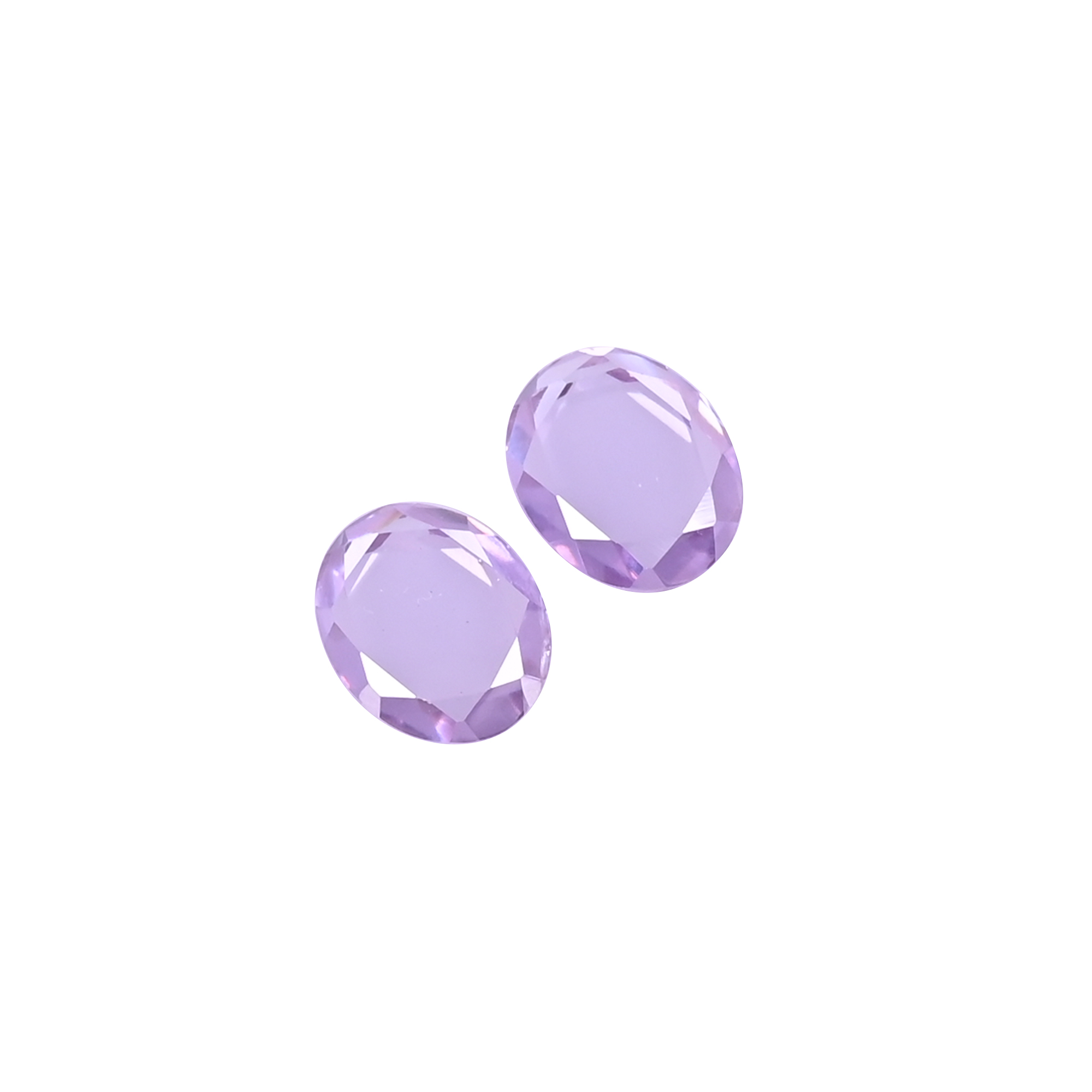 Cubic Zirconia 153 Carat 1 Pair Weight  11x9mm Oval Shape Loose Gemstone