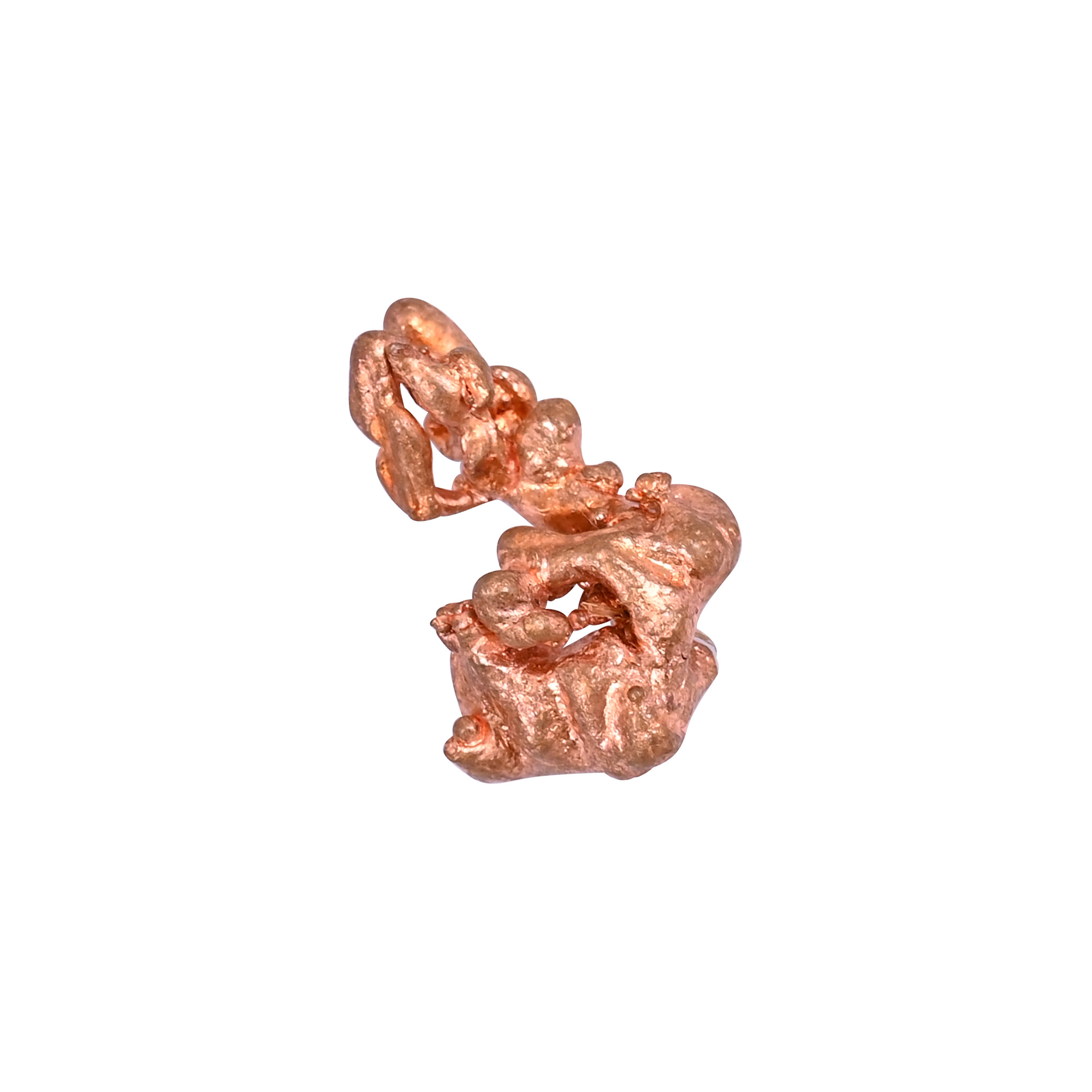 Native Copper 668 Carat 35x22mm Fancy Shape Loose Gemstone