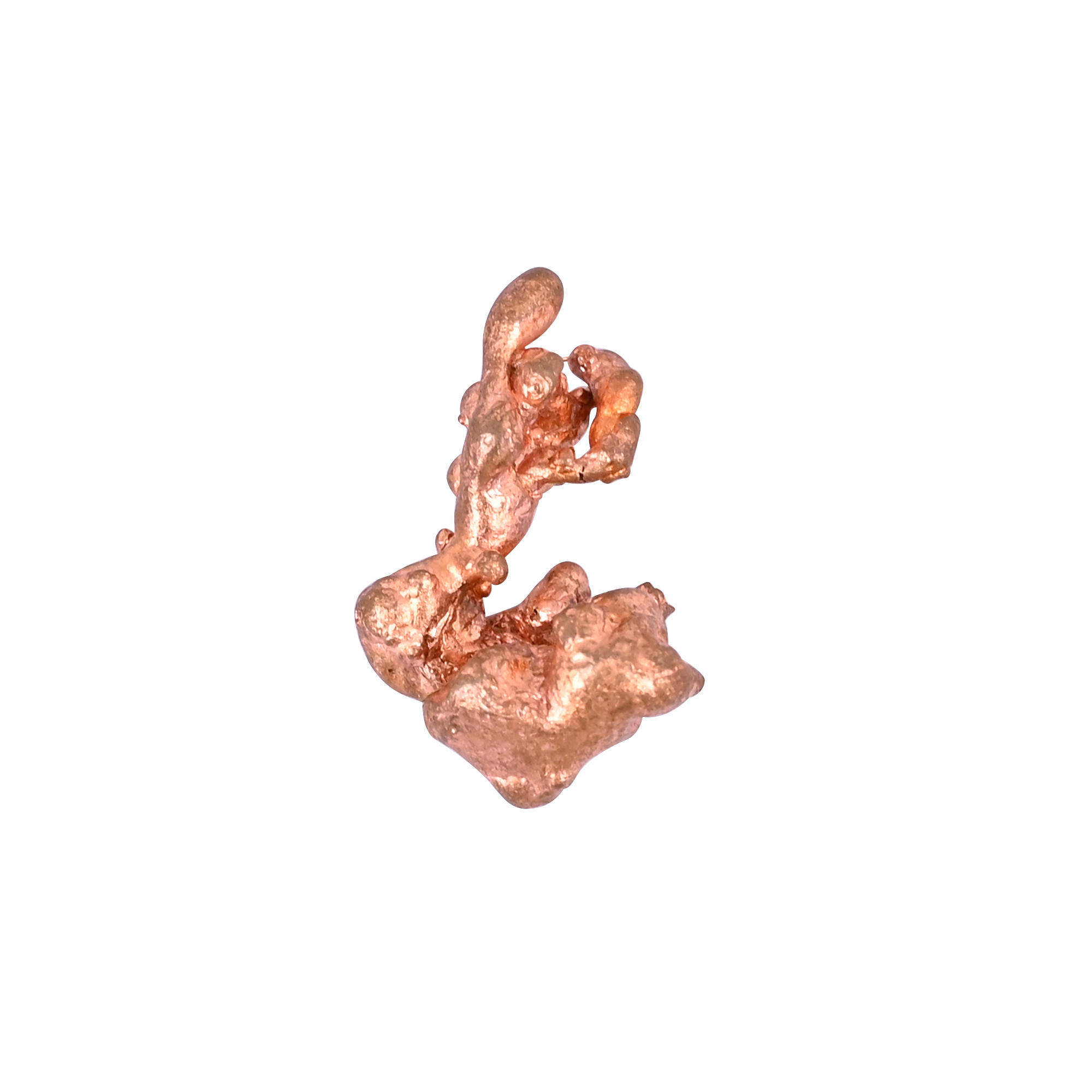 Native Copper 668 Carat 35x22mm Fancy Shape Loose Gemstone