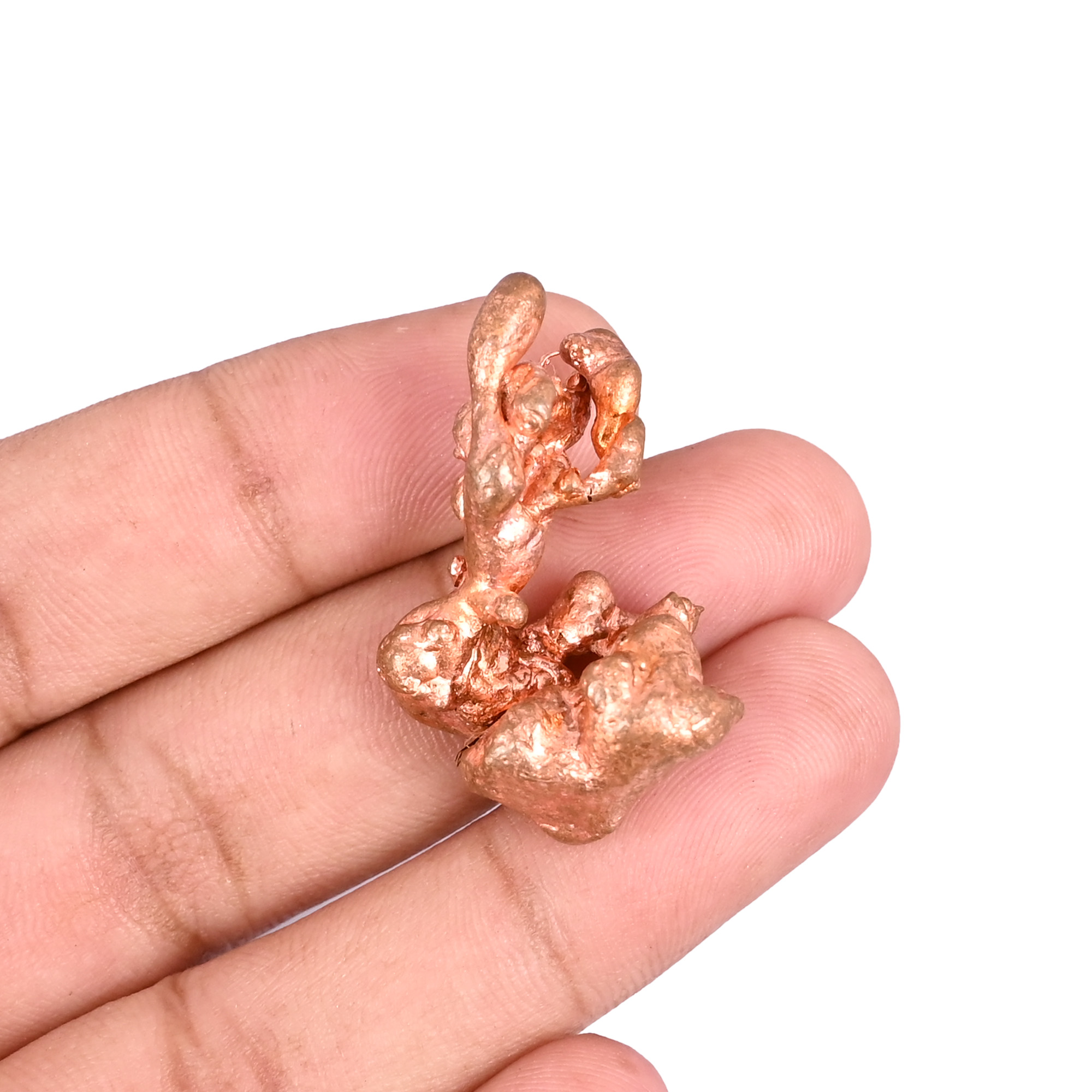 Native Copper 668 Carat 35x22mm Fancy Shape Loose Gemstone