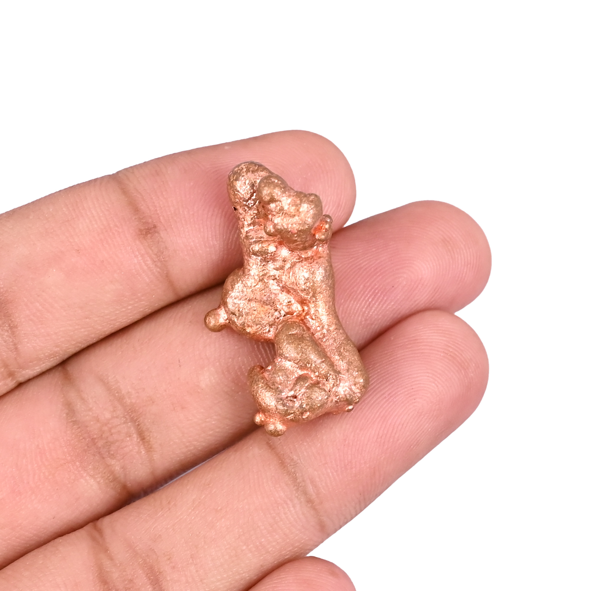 Native Copper 629 Carat 30x15mm Fancy Shape Loose Gemstone