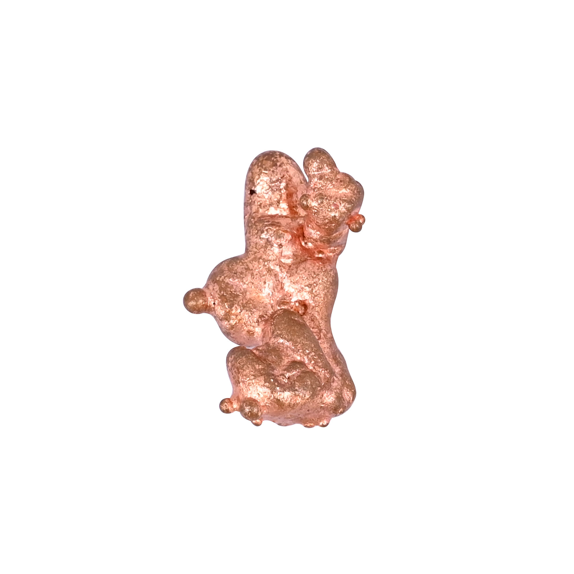 Native Copper 629 Carat 30x15mm Fancy Shape Loose Gemstone