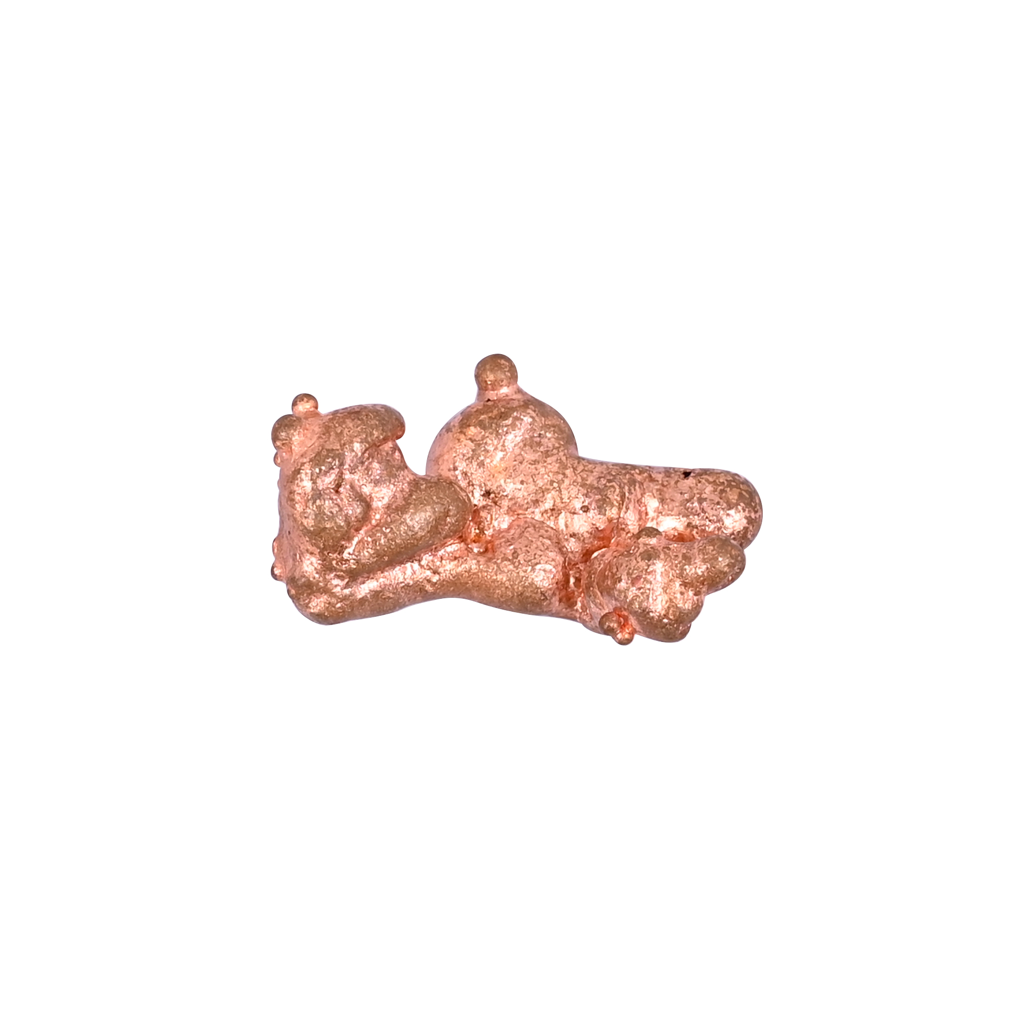 Native Copper 629 Carat 30x15mm Fancy Shape Loose Gemstone