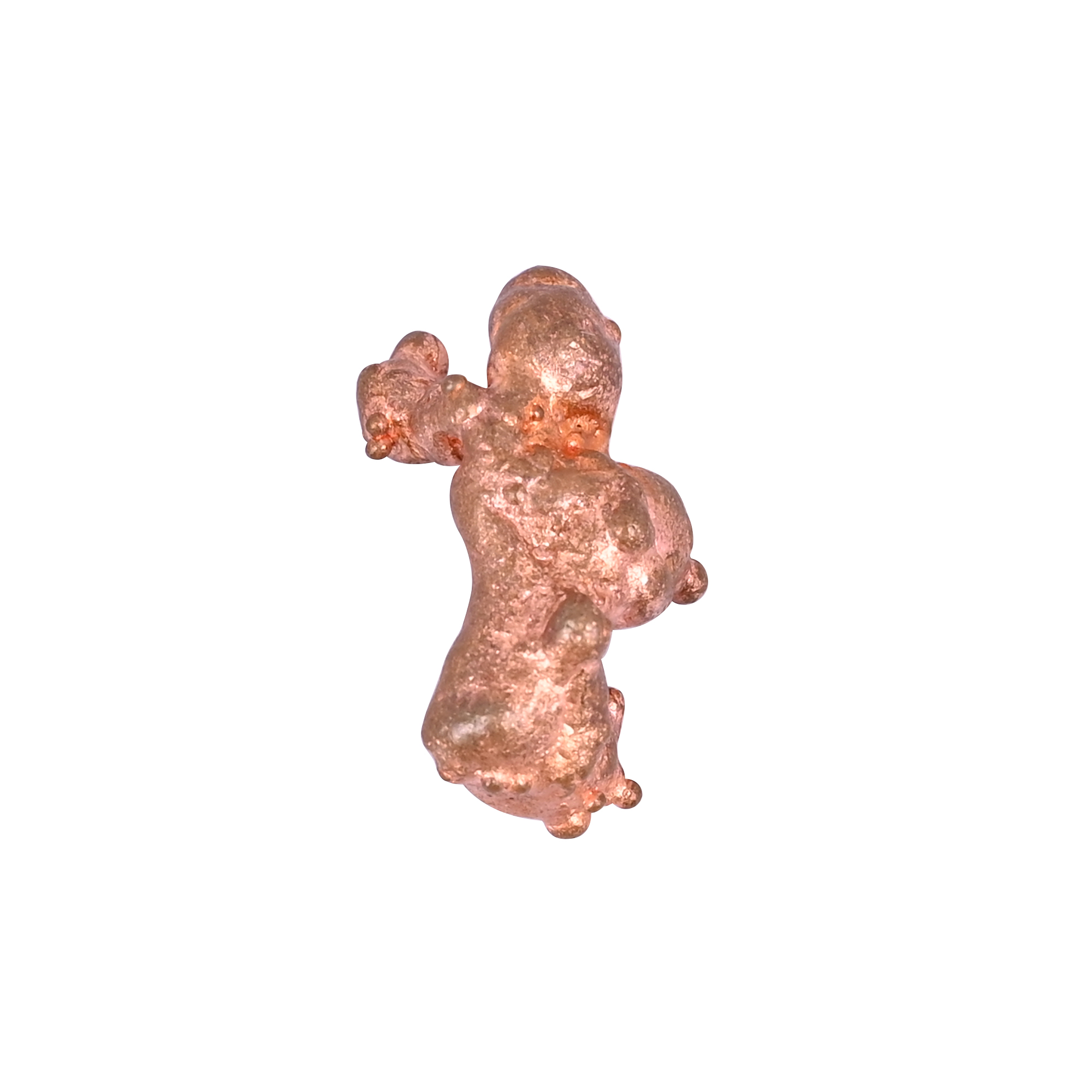 Native Copper 629 Carat 30x15mm Fancy Shape Loose Gemstone