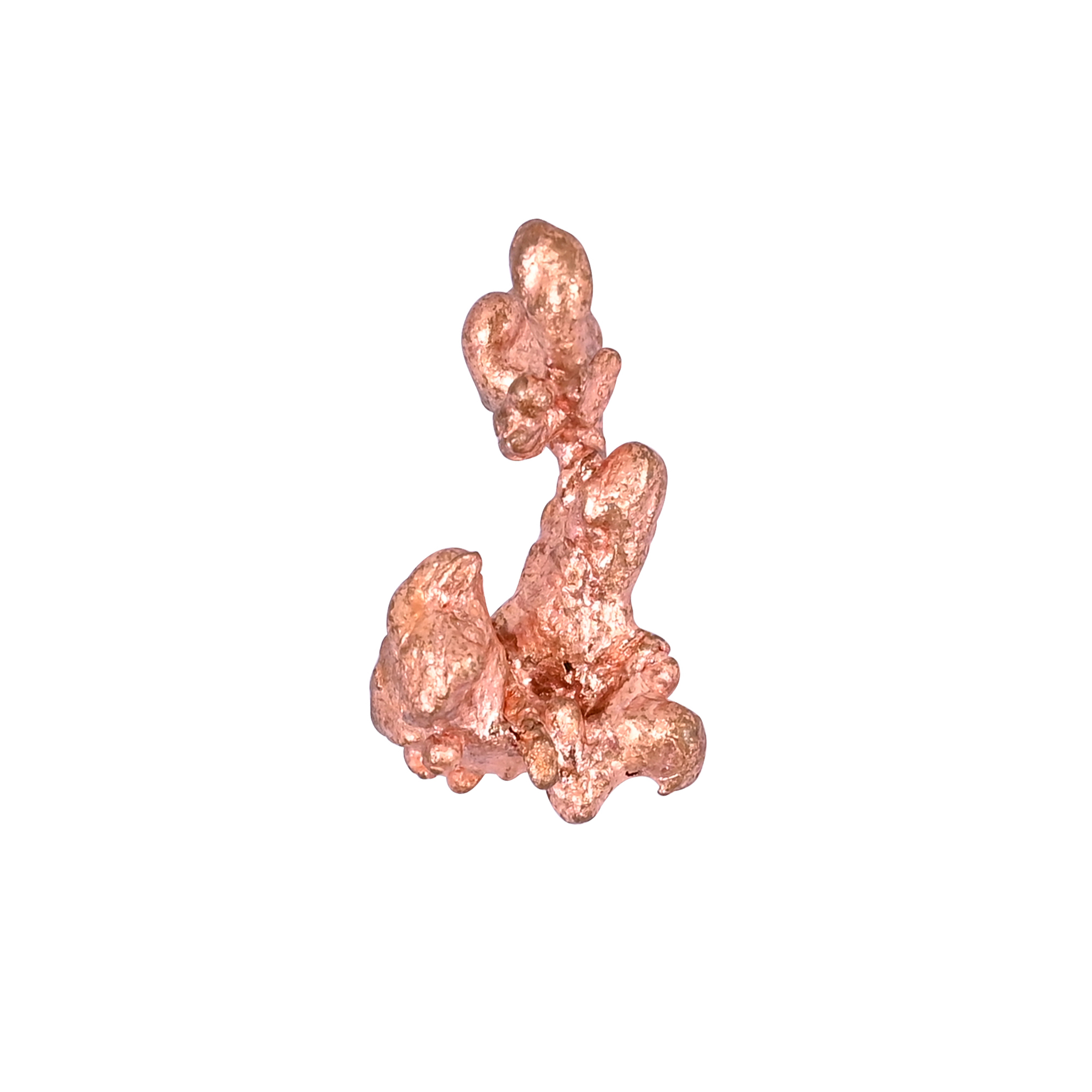 Native Copper 610 Carat 30x18mm Fancy Shape Loose Gemstone