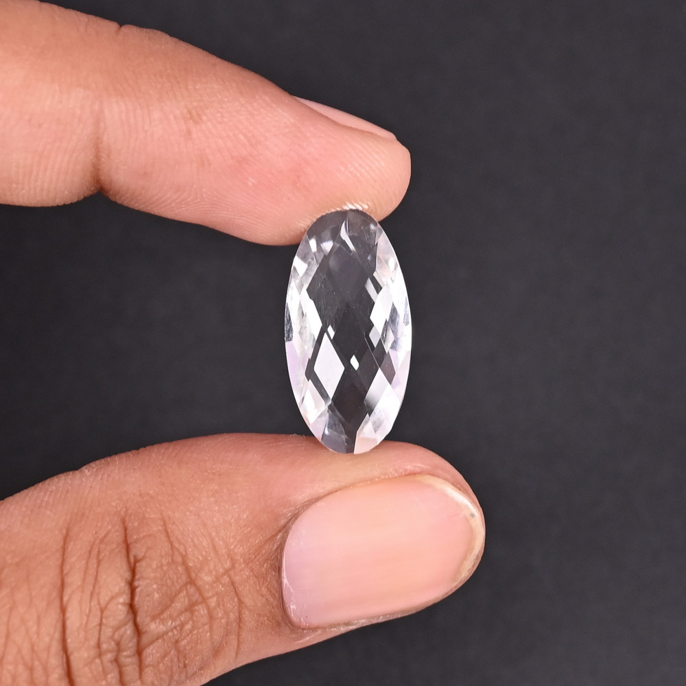 Image of Natural Crystal 7.7 Carat 20x10mm Oval Shape Loose Gemstone