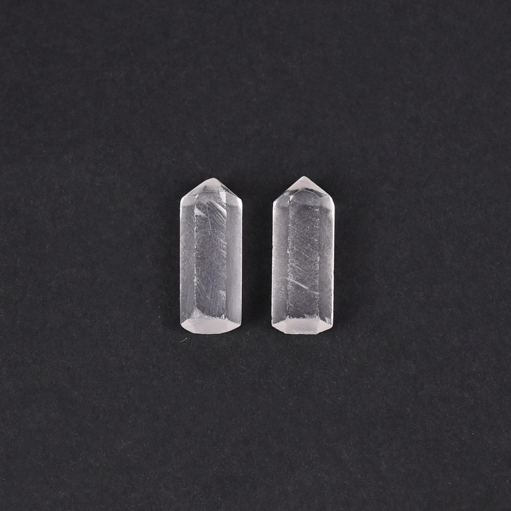 Image of Natural Crystal 7.9 Carat (1 Pair Weight ) 19x6mm Pencil Shape Loose Gemstone