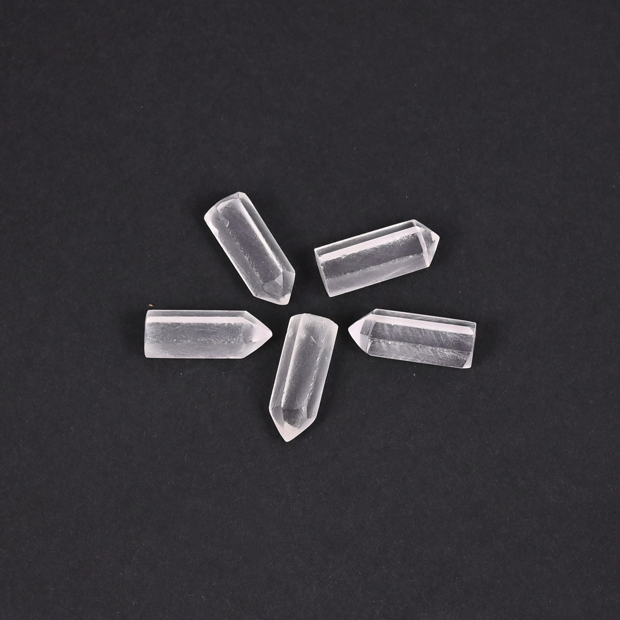 Natural Crystal 205 Carat 5 Pieces Weight 15x5mm Pencil Shape Loose Gemstone