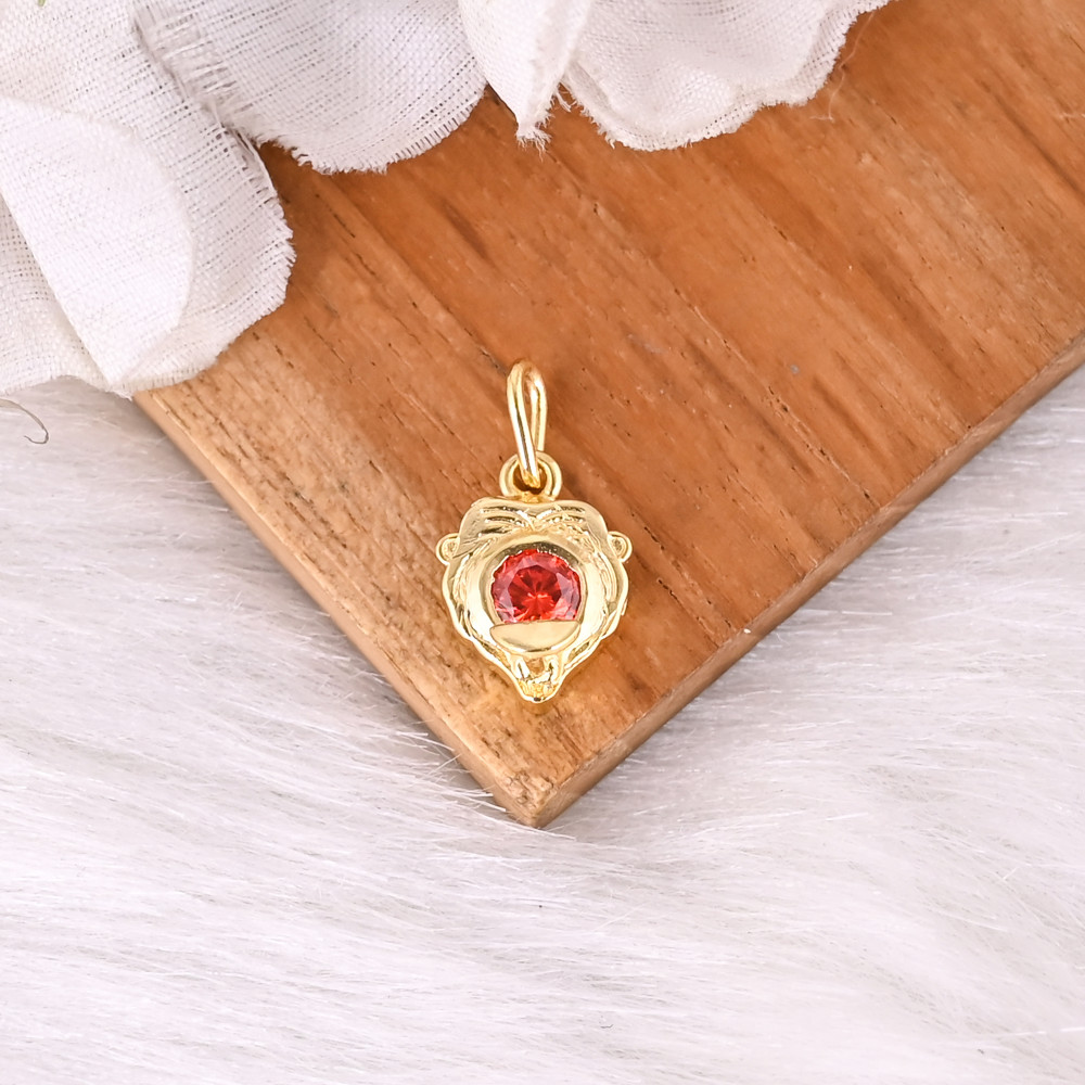 Image of Trendy Cubic Zirconia Brass Pendant For Women