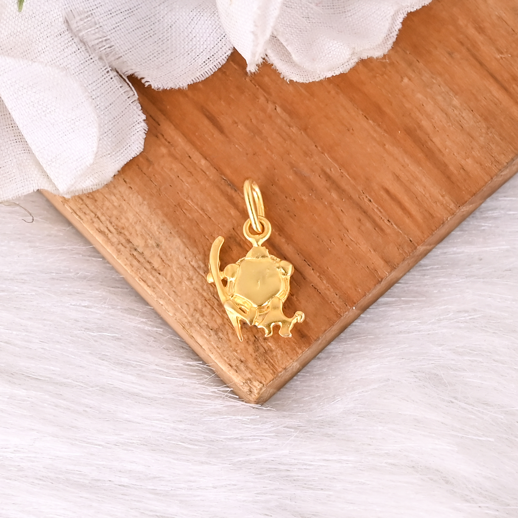Unique Tiny Brass Lion Pendant Handmade Jewelry For Women  Kids