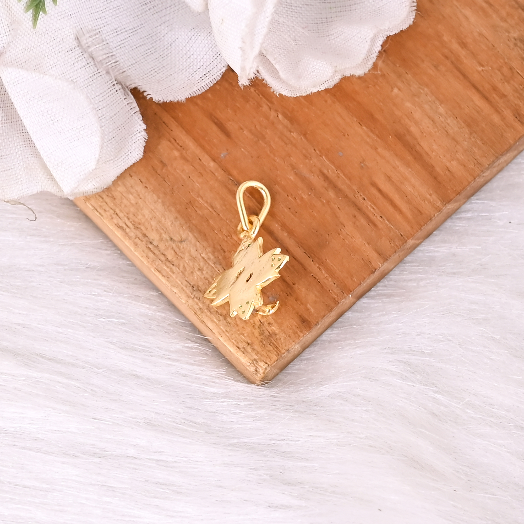 Miniature Brass Star Pendant Handmade Jewelry For Gifts