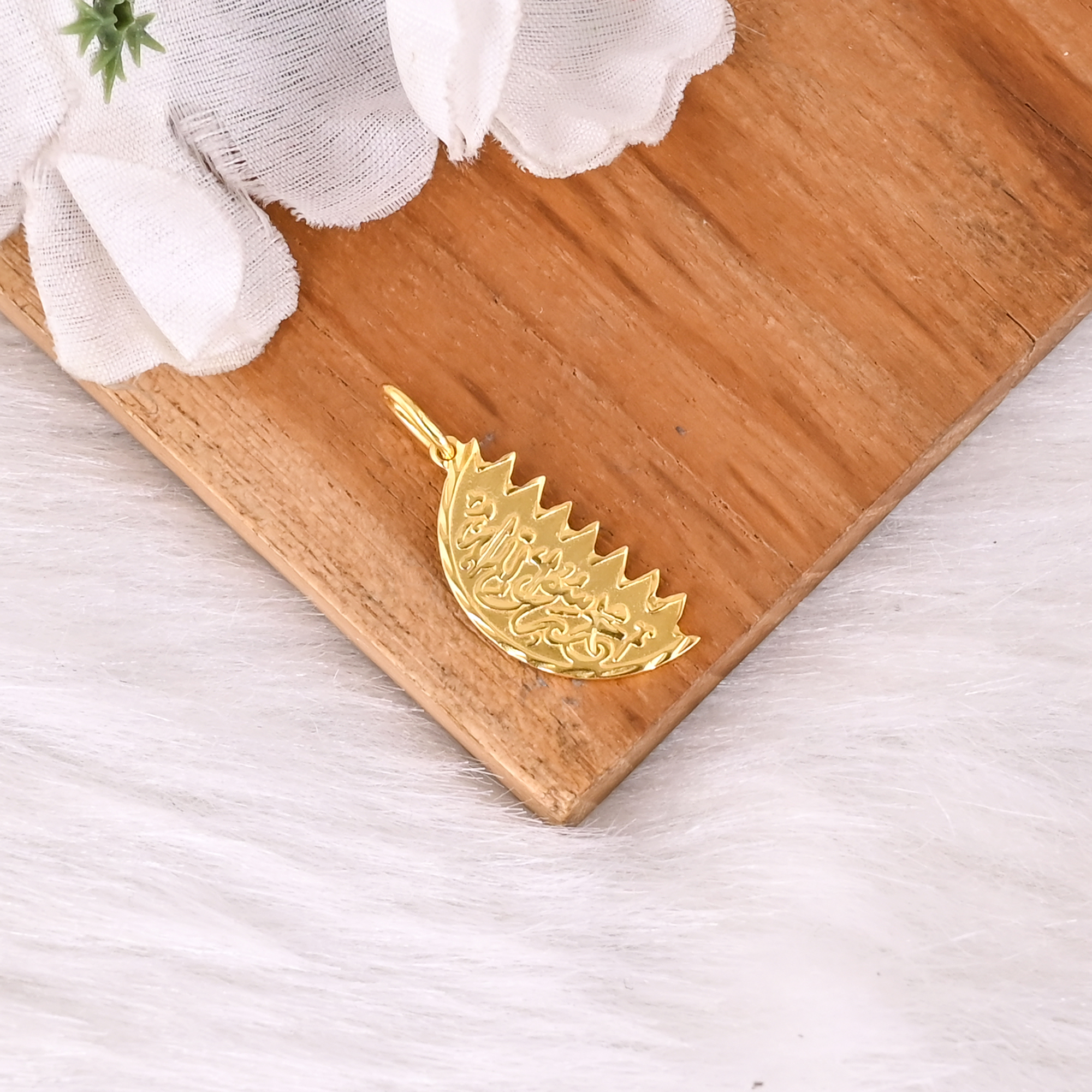 Moon Handmade Brass Designer Pendant Unisex Jewelry