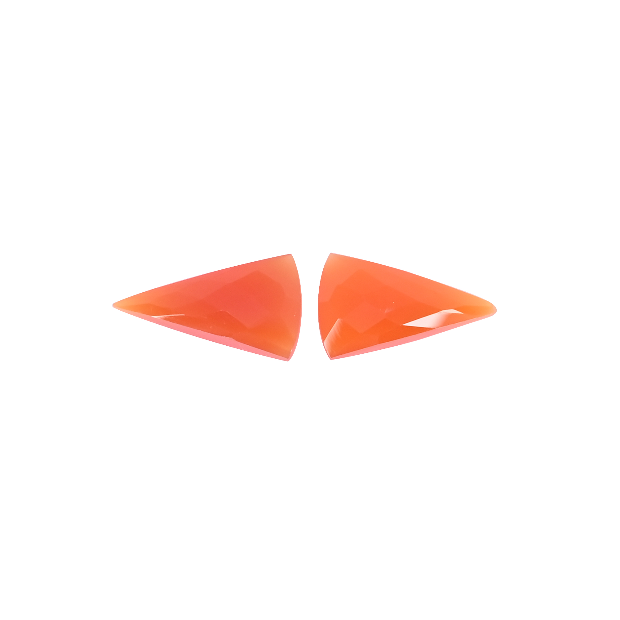 Natural Carnelian 127 Carat 1 Pair Weight 20x12mm Fancy Shape Loose Gemstone