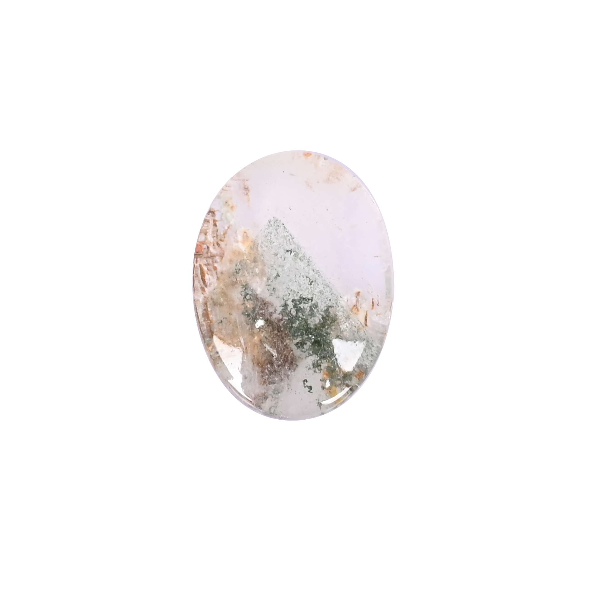 Natural Garden Quartz 734 Carat 24x33mm Oval Shape Loose Gemstone