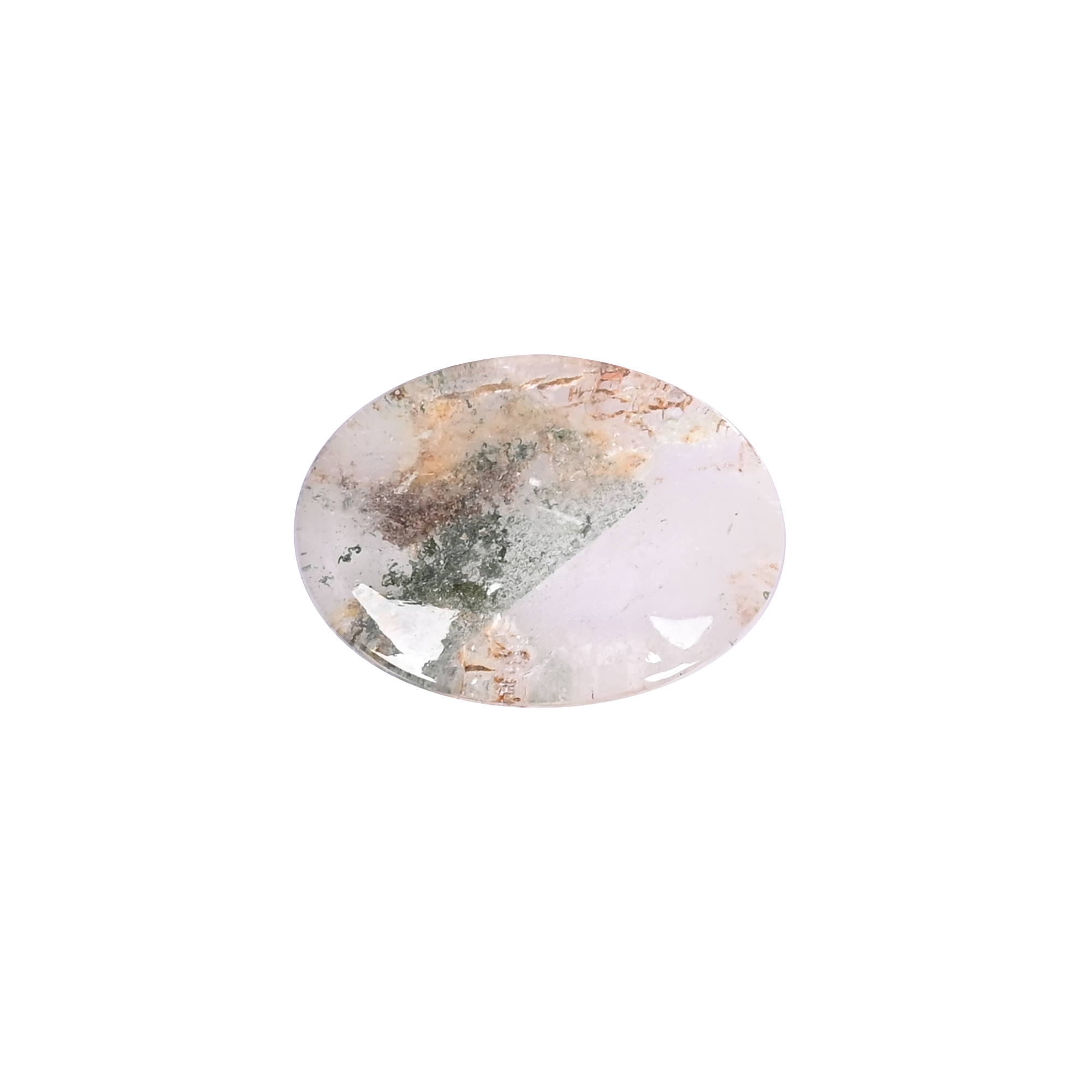 Natural Garden Quartz 734 Carat 24x33mm Oval Shape Loose Gemstone