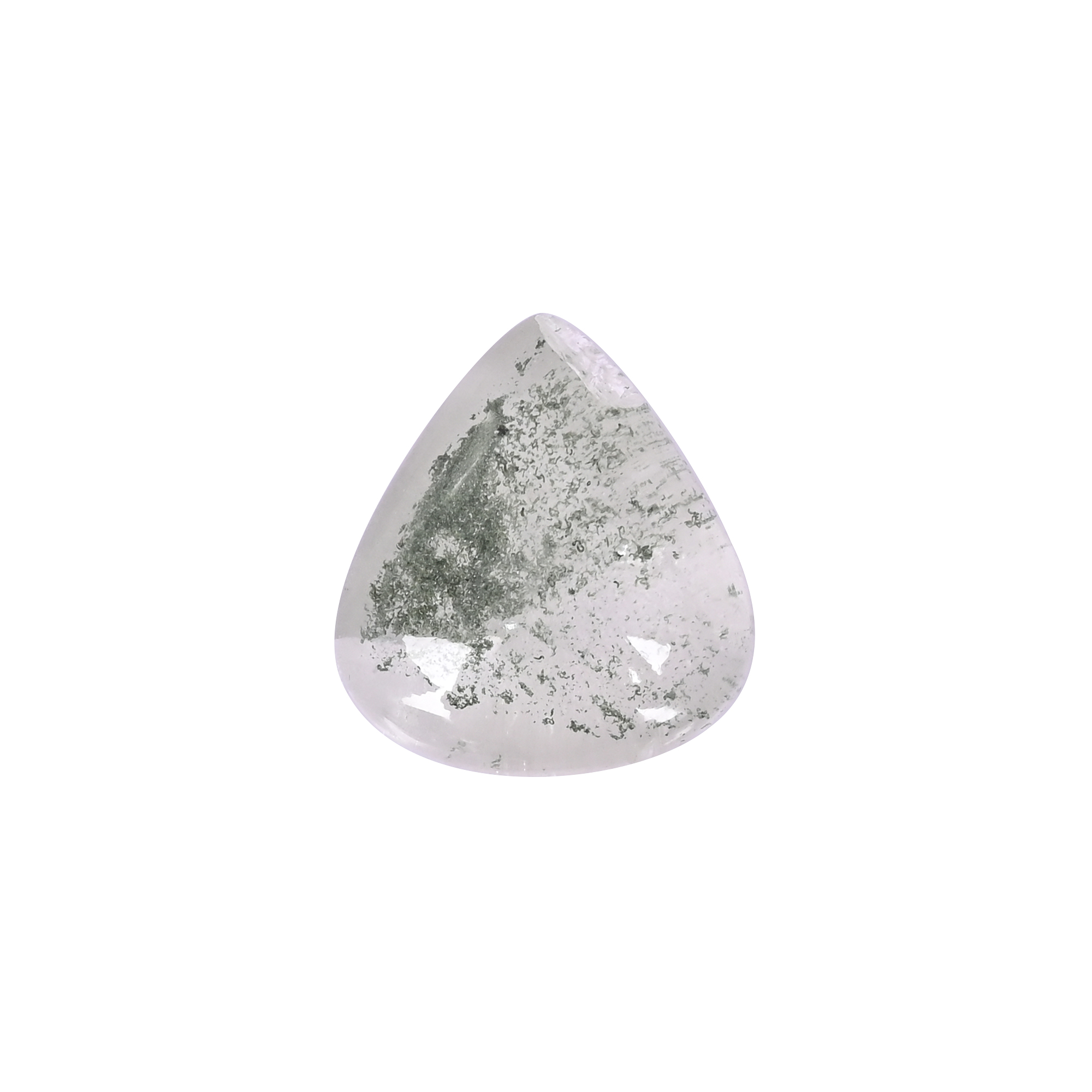 Natural Garden Quartz 922 Carat 34x30mm Heart Shape Loose Gemstone