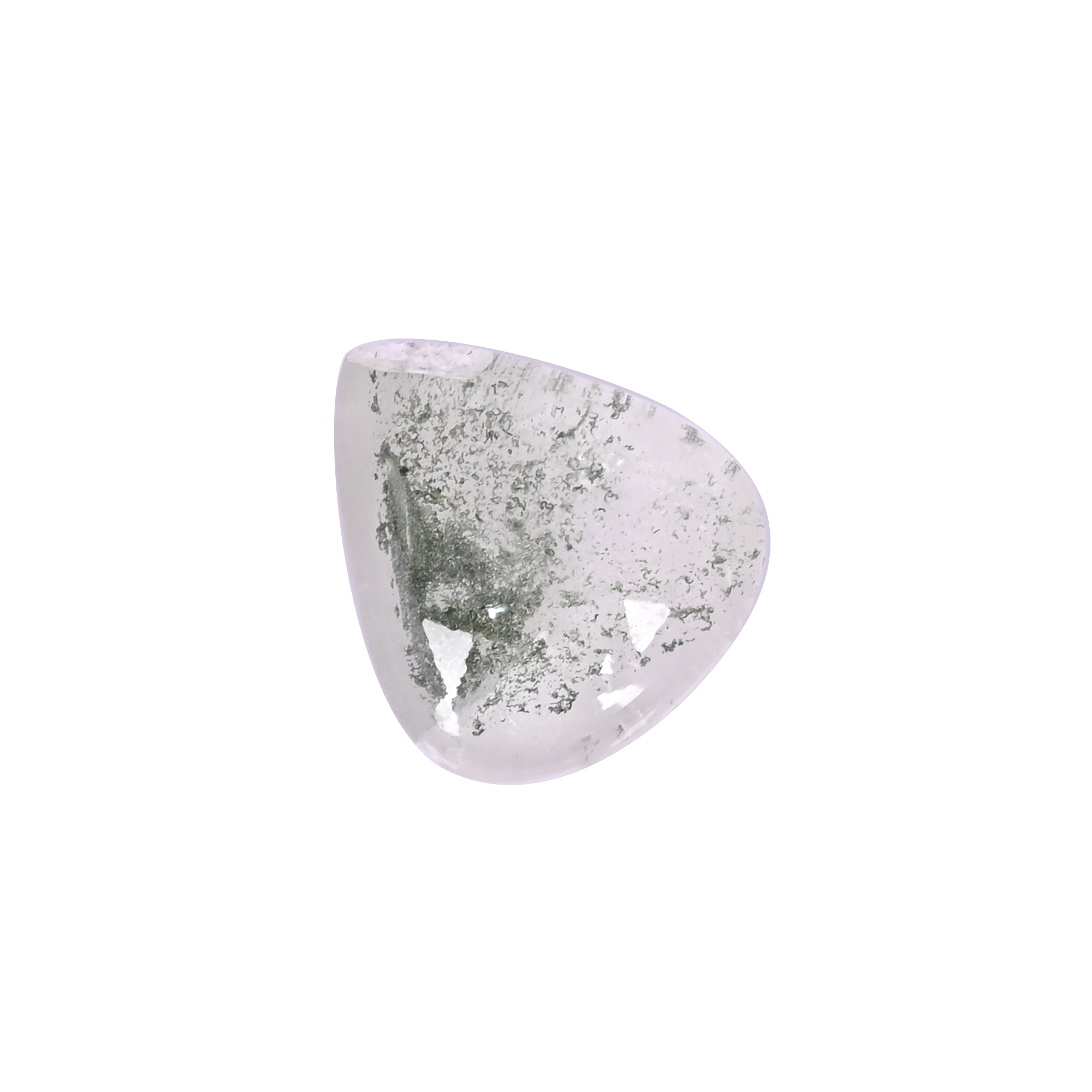 Natural Garden Quartz 922 Carat 34x30mm Heart Shape Loose Gemstone