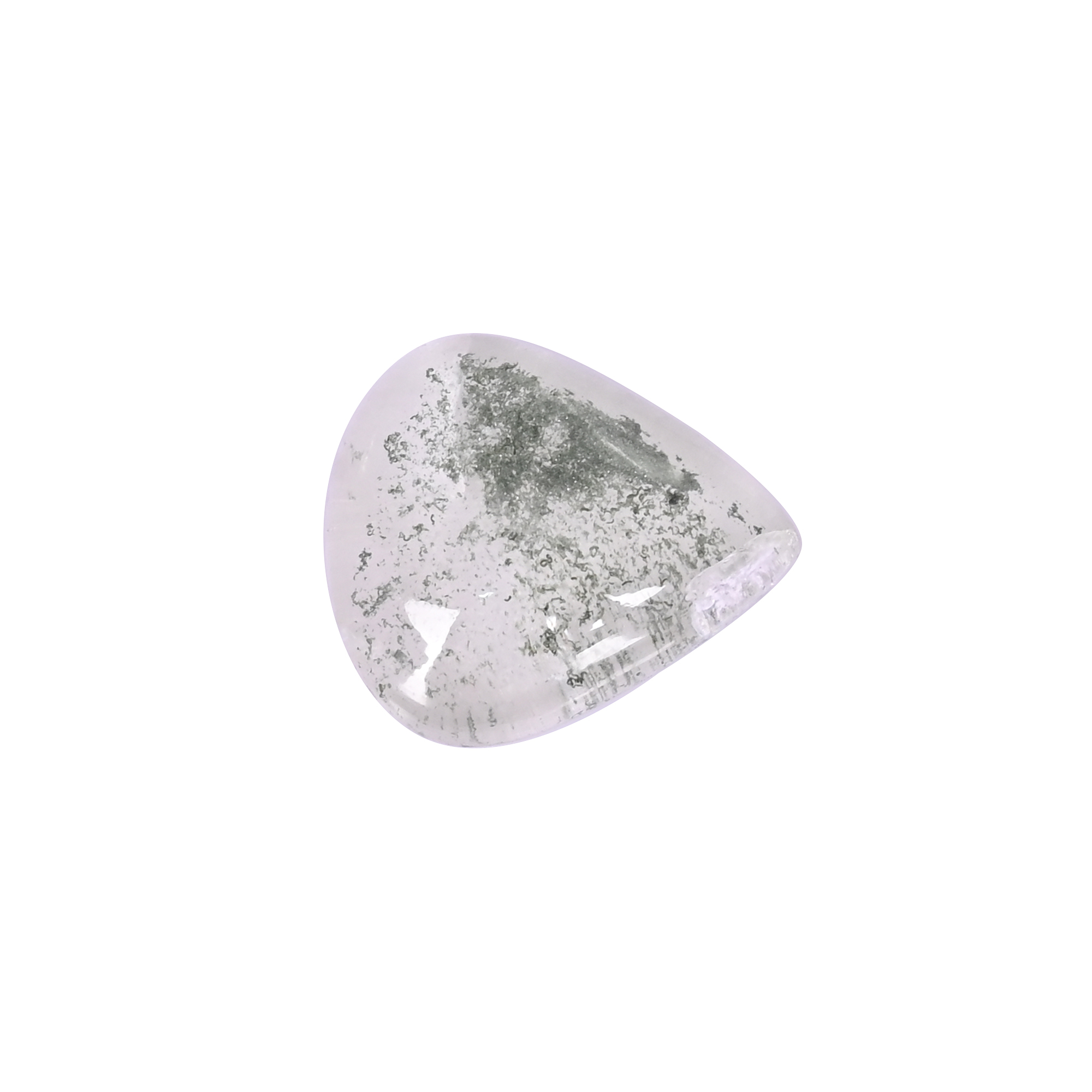 Natural Garden Quartz 922 Carat 34x30mm Heart Shape Loose Gemstone