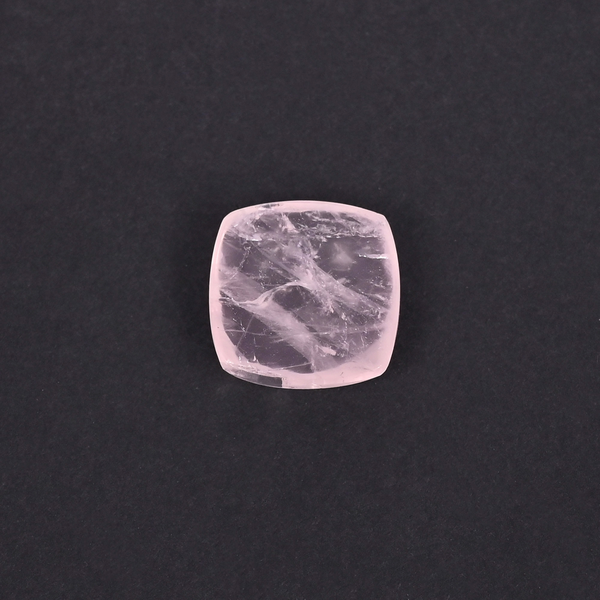 Natural Rose Quartz 970 Carat 15mm Cushion Shape Loose Gemstone