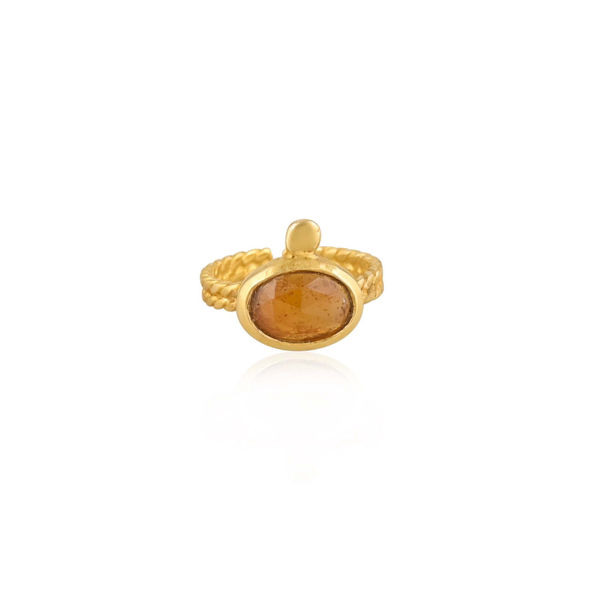 925 Sterling Solid Silver Natural Tourmaline Gemstone Handmade Bohemian Designer Adjustable Ring