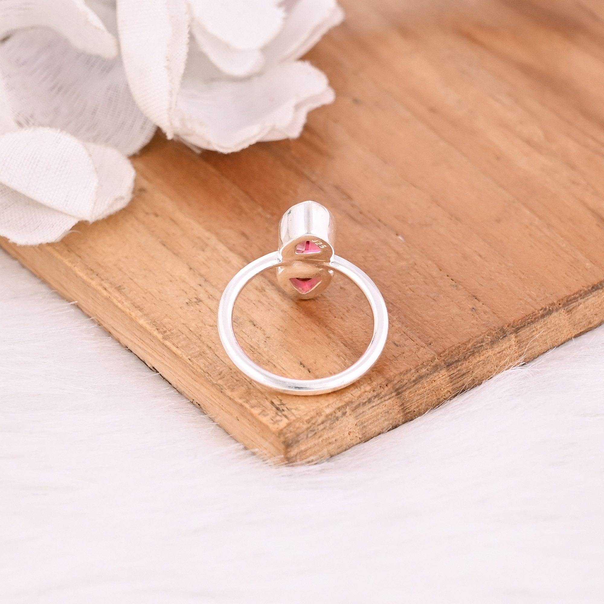 Tourmaline Hydro Gemstone Solid 925 Sterling Silver Silver Plated Handmade Designer Fashion Jewelry