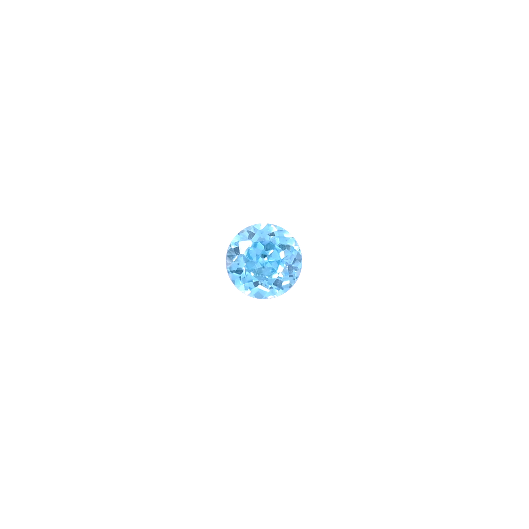 Natural Sky Blue Topaz 30 Carat 4Pcs Weight 5x5mm Round Shape Loose Gemstone