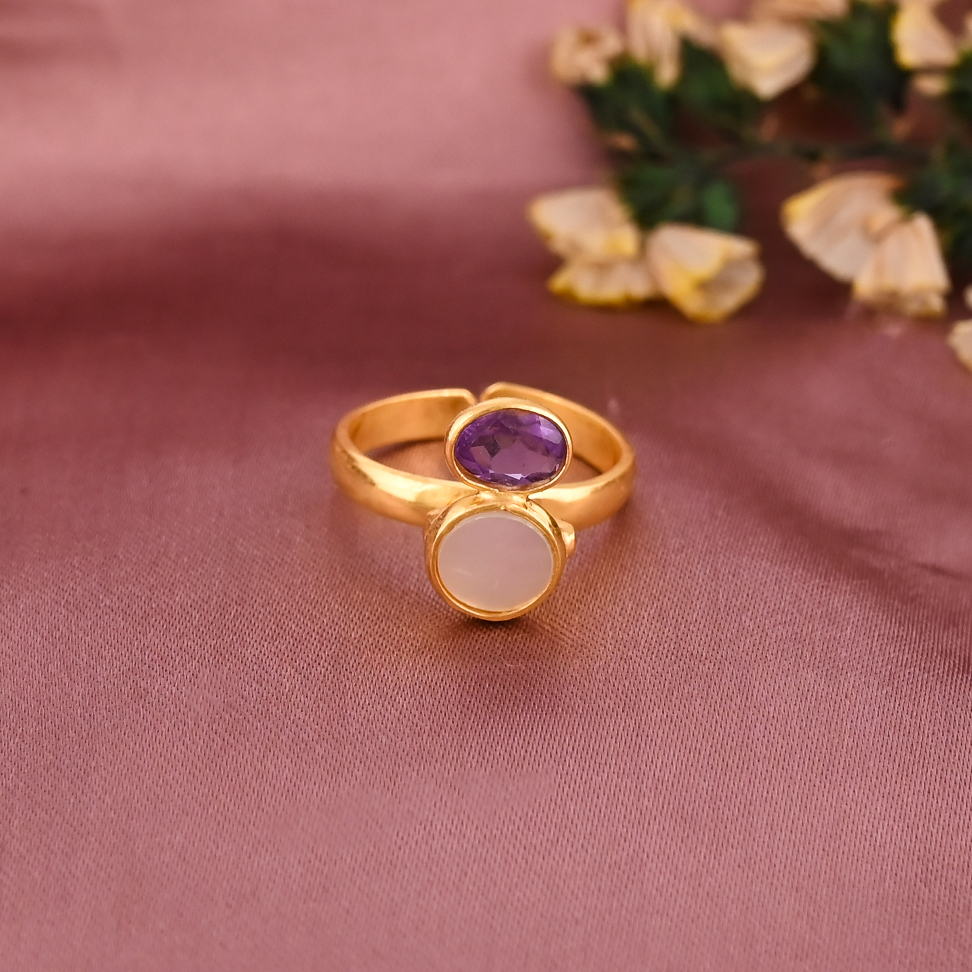 Amethyst  Mother of Pearl