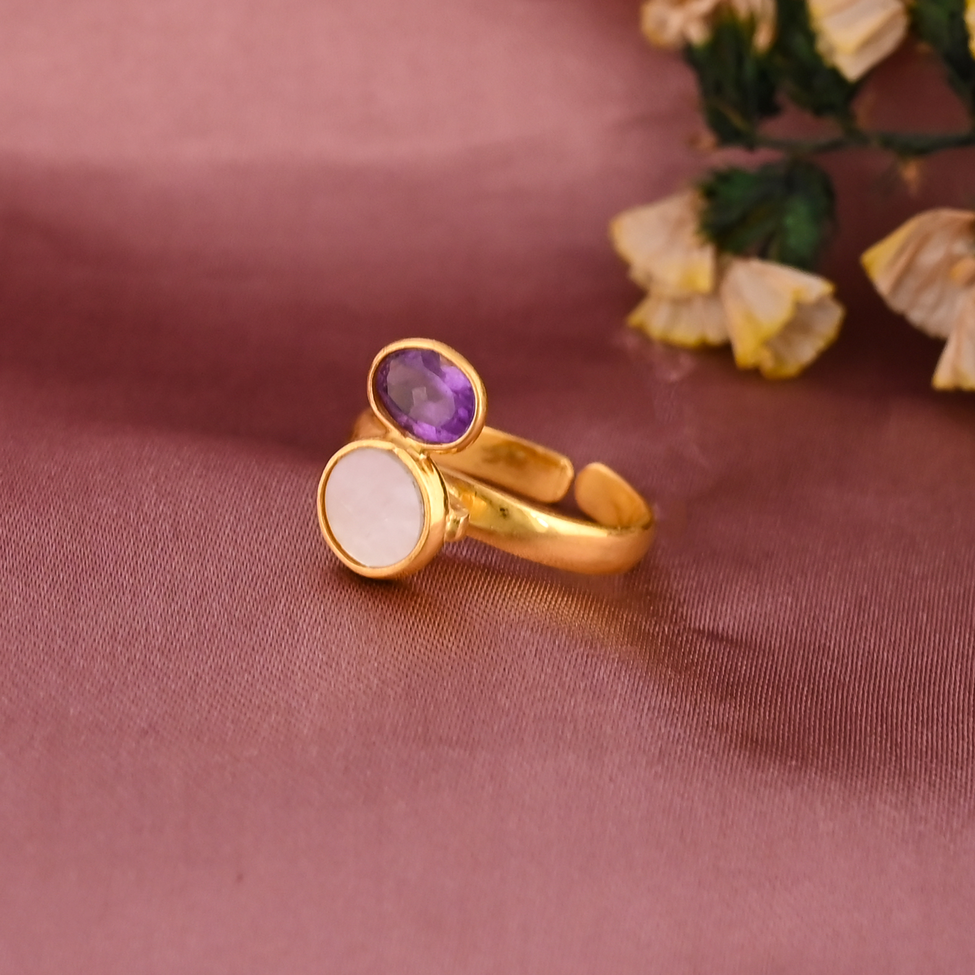 Amethyst  Mother of Pearl
