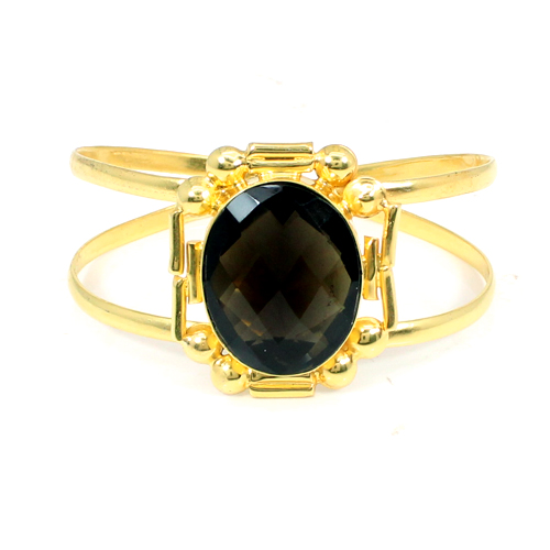 Lovable Smoky Quartz Gemstone Bracelet Designer Bracelet Women Adjustable Bracelet