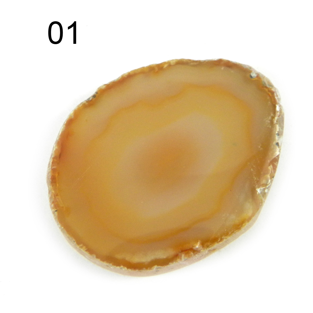 Natural Brazil Agate Slice Fancy Loose Gemstone