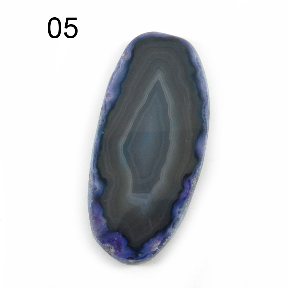 Natural Brazil Agate Slice Fancy Loose Gemstone