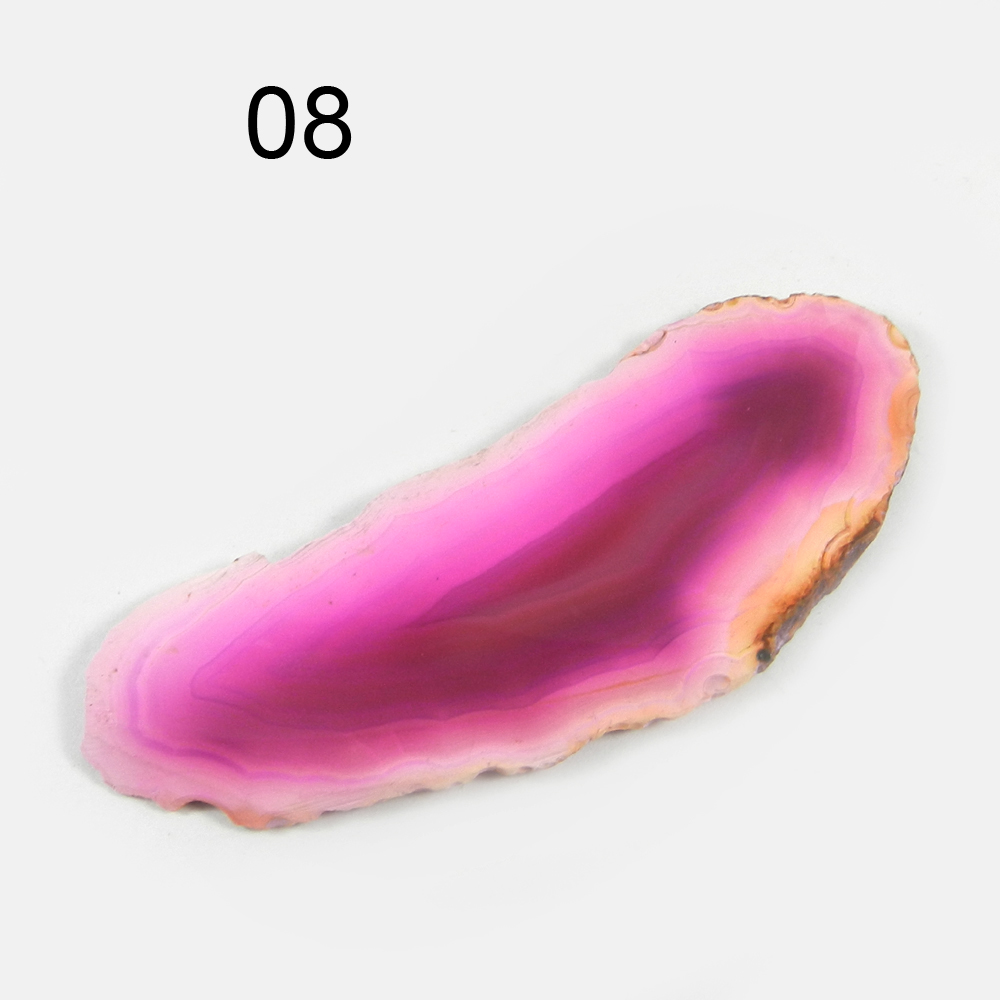 Natural Brazil Agate Slice Fancy Loose Gemstone