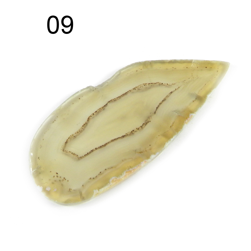 Natural Brazil Agate Slice Fancy Loose Gemstone