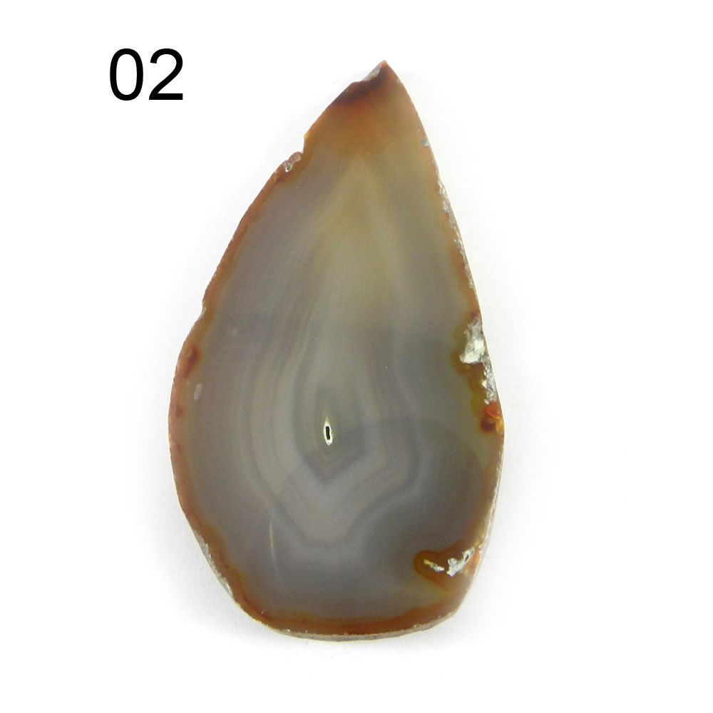 Natural Brazil Agate Slice Fancy Loose Gemstone