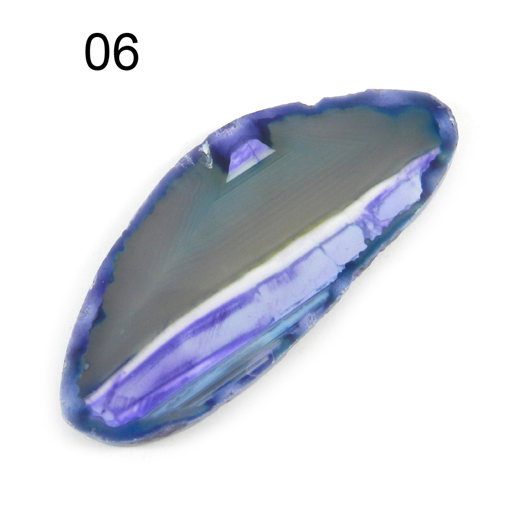 Natural Brazil Agate Slice Fancy Loose Gemstone