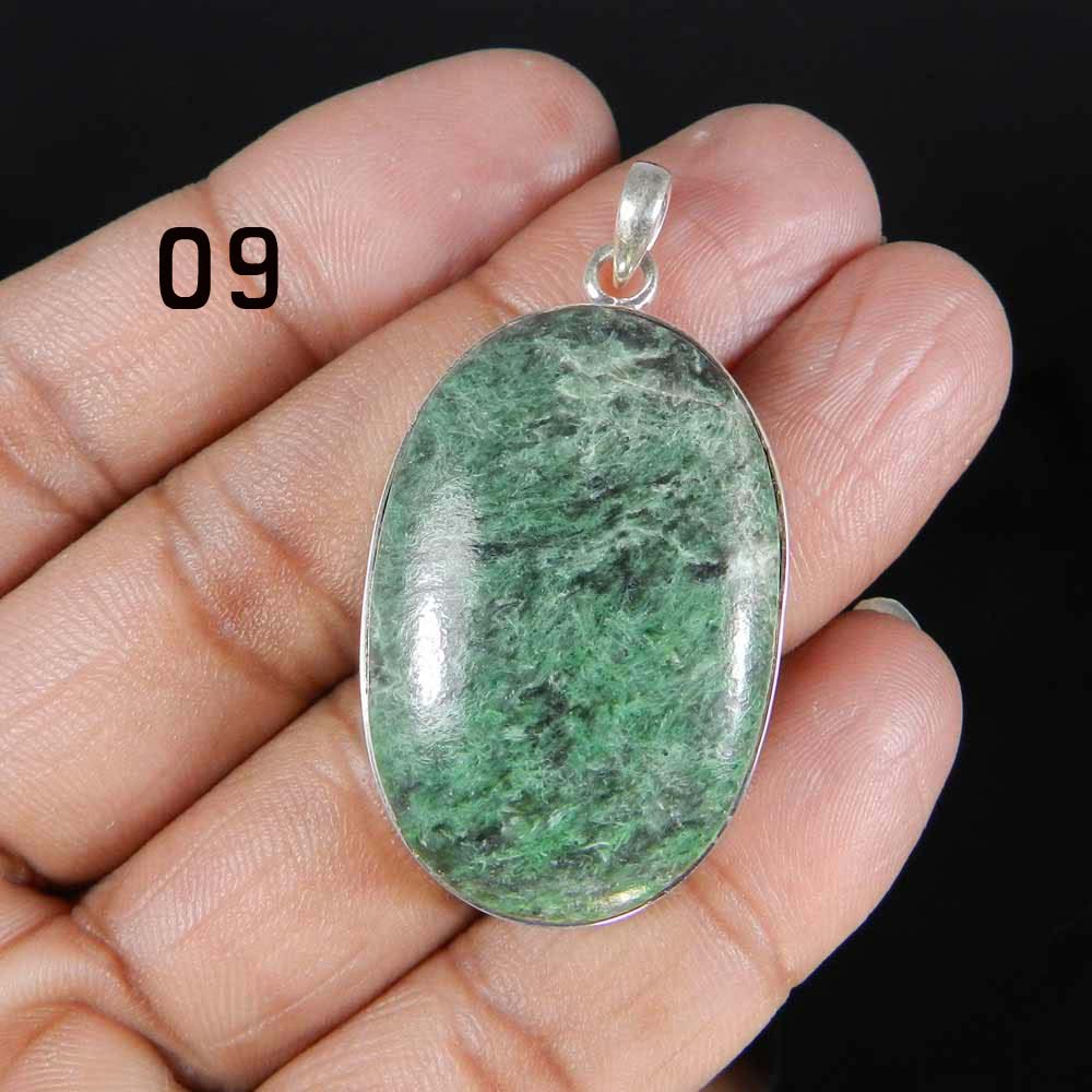 Natural Maw Sit Sit 925 Sterling Silver Designer Bezel Set Pendant
