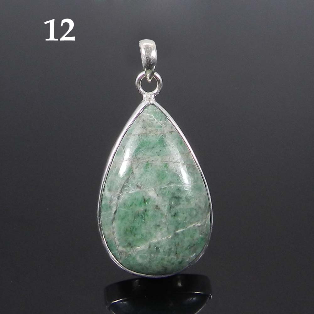 Natural Maw Sit Sit 925 Sterling Silver Designer Bezel Set Pendant